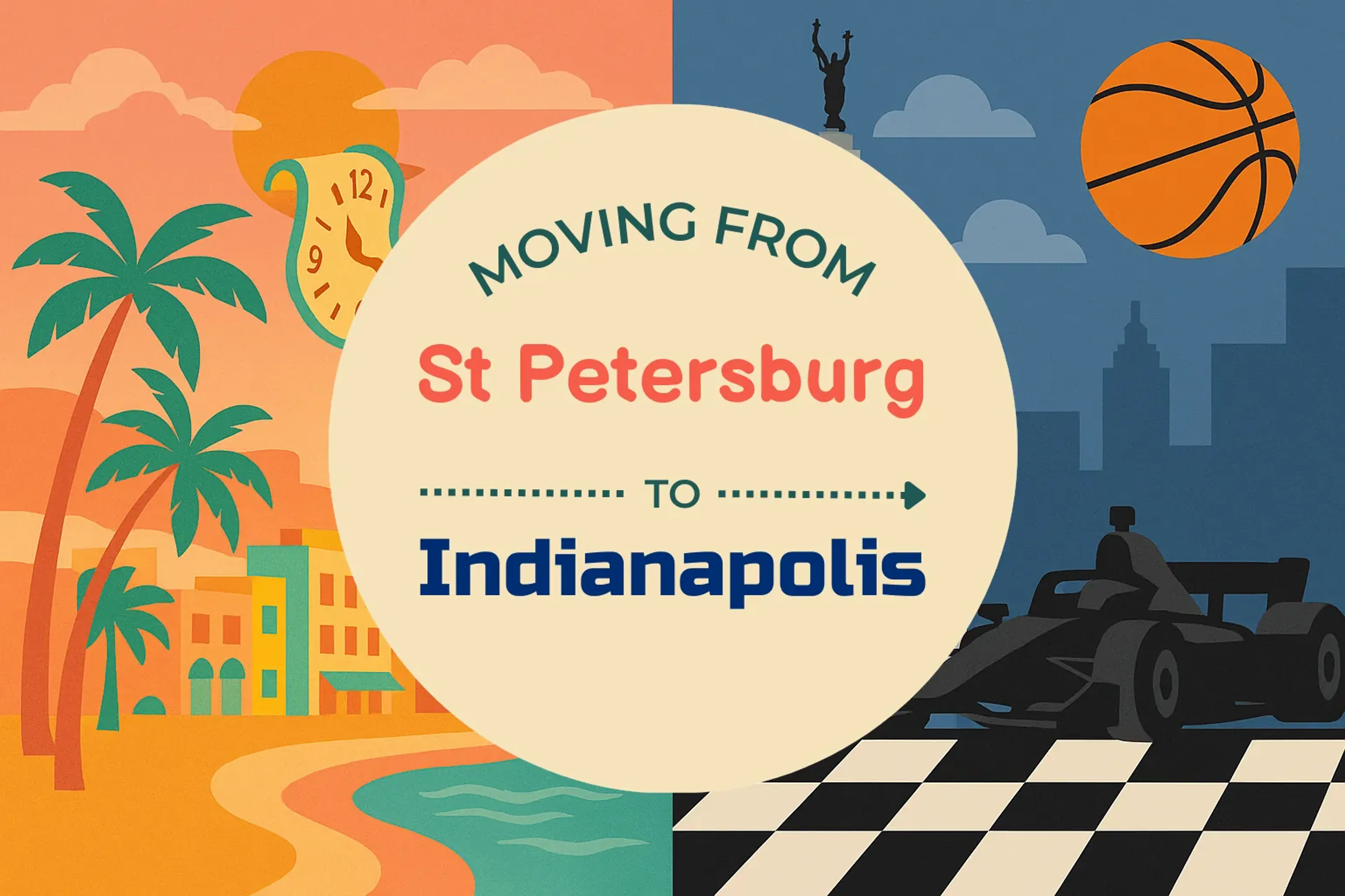 Side-by-side comparison of St. Petersburg to Indianapolis moving companies