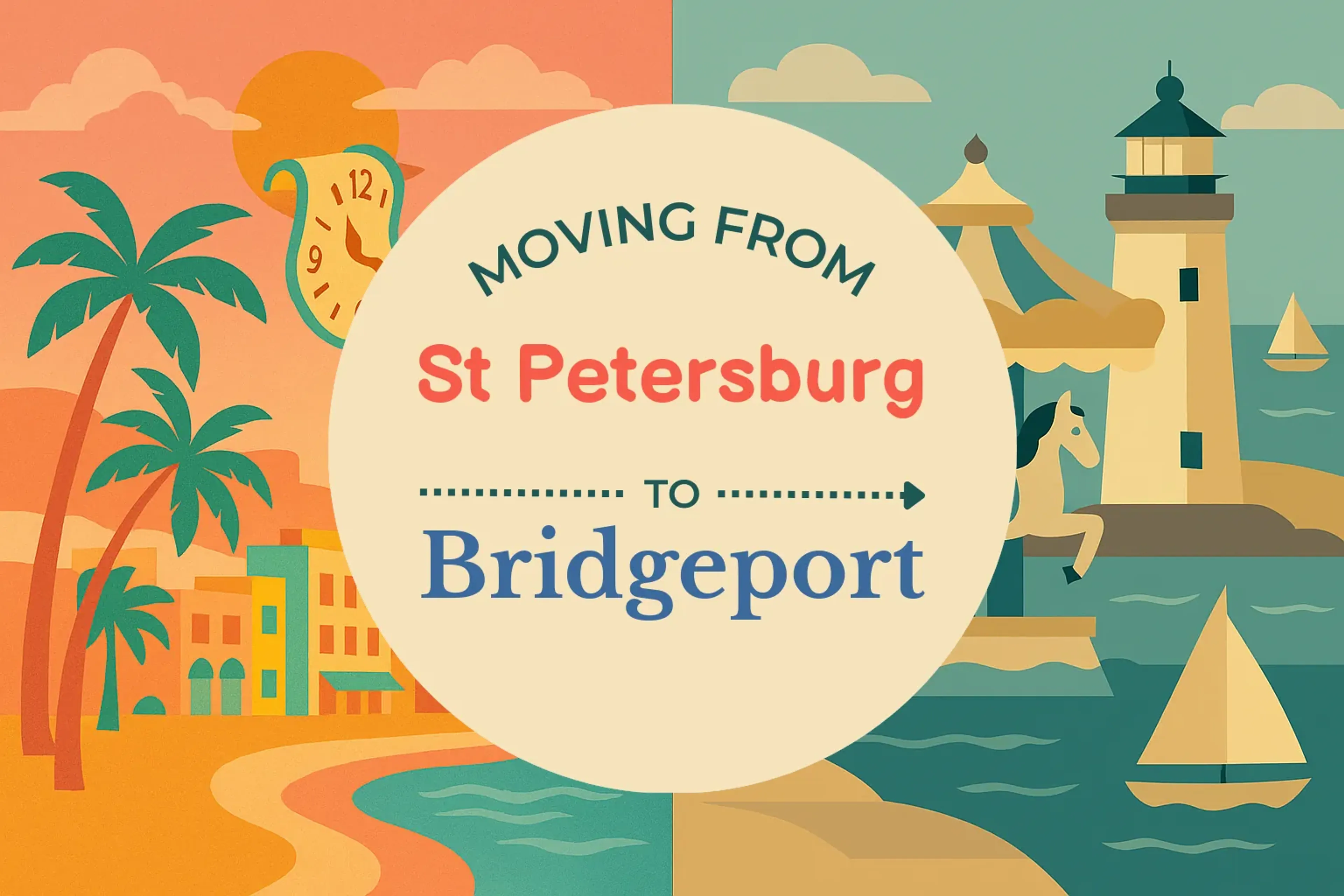 Side-by-side comparison of St. Petersburg to Bridgeport moving companies