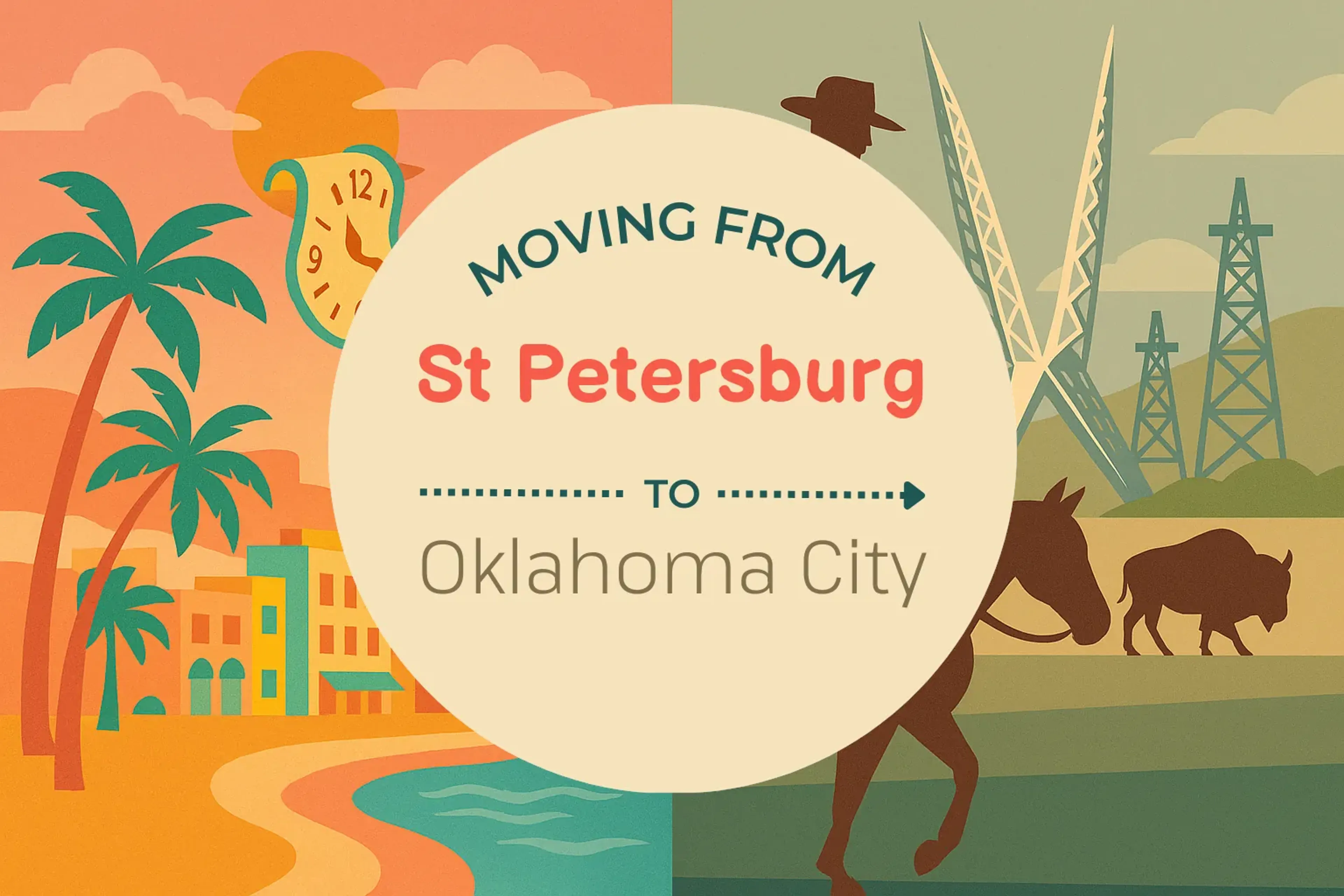 Side-by-side comparison of St. Petersburg to Oklahoma City moving companies