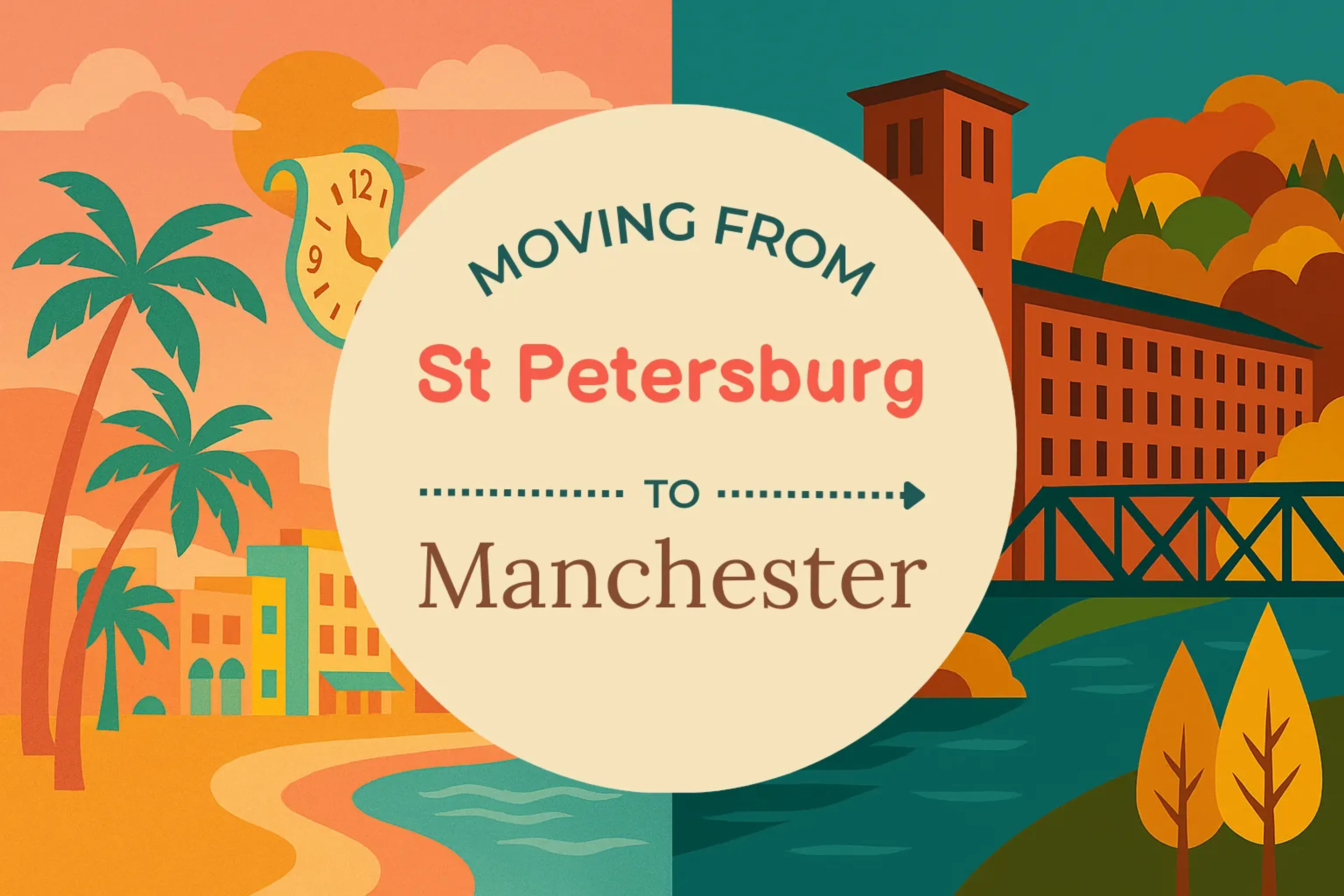 Side-by-side comparison of St. Petersburg to Manchester moving companies