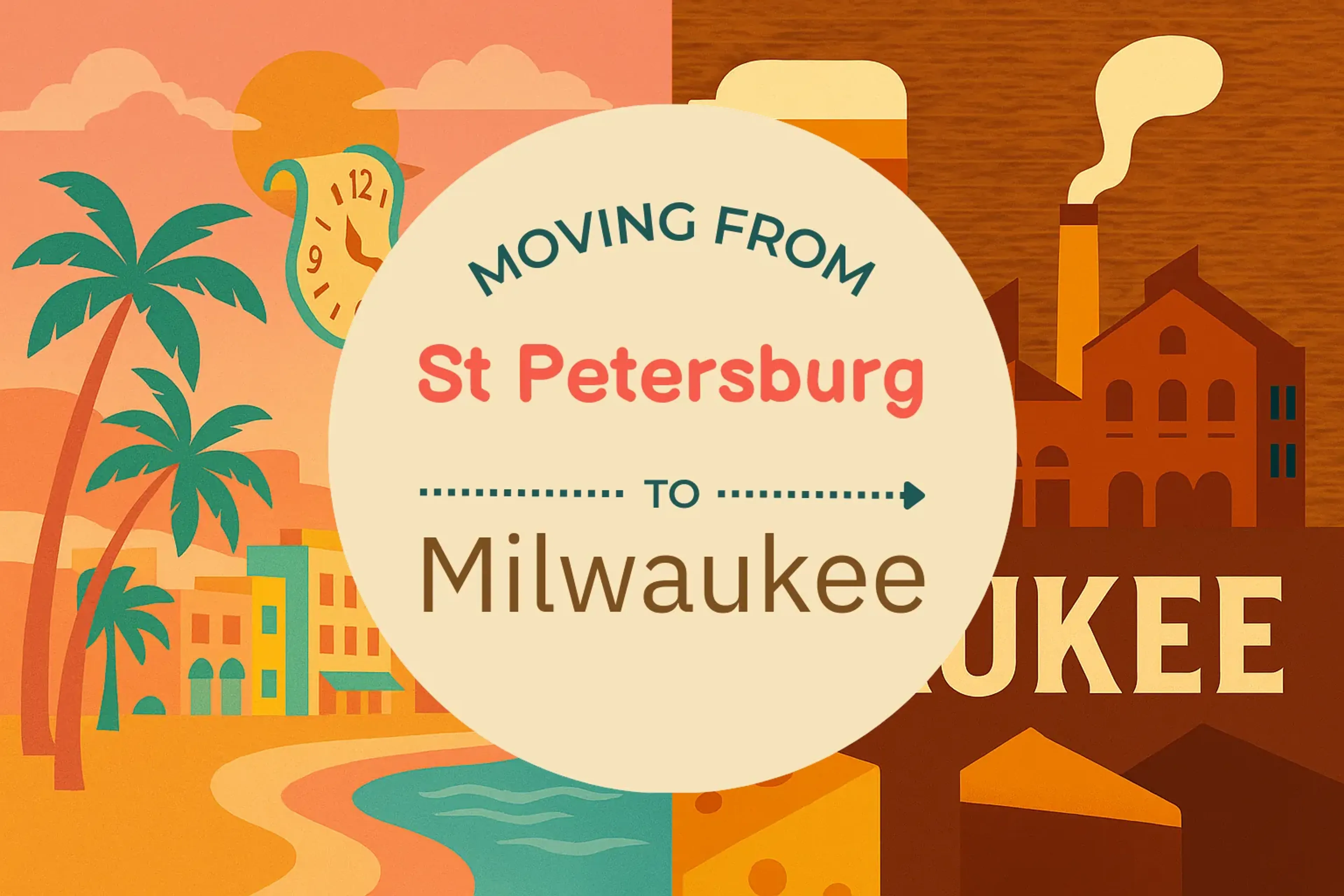 Side-by-side comparison of St. Petersburg to Milwaukee moving companies