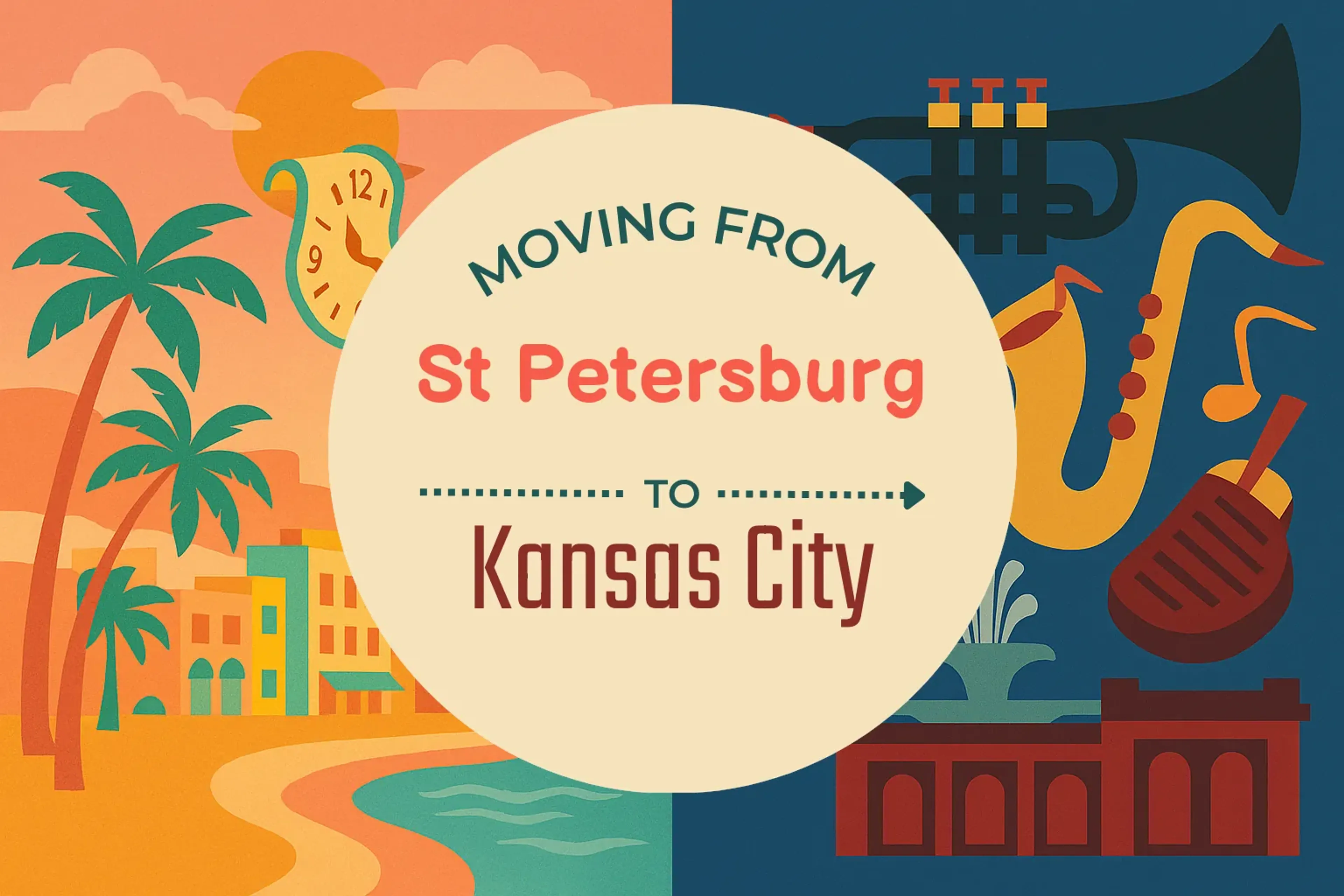Side-by-side comparison of St. Petersburg to Kansas City moving companies