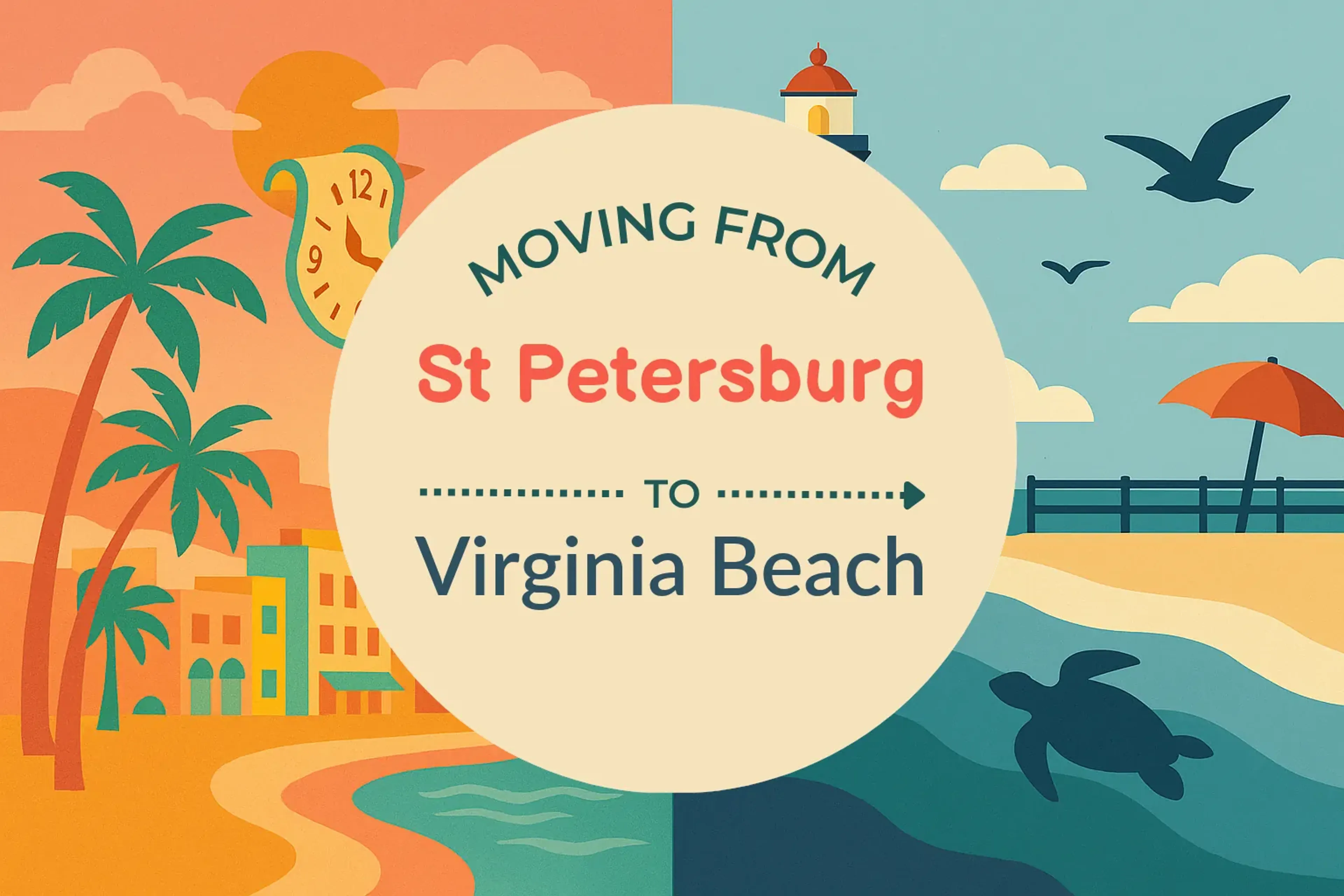 Side-by-side comparison of St. Petersburg to Virginia Beach moving companies