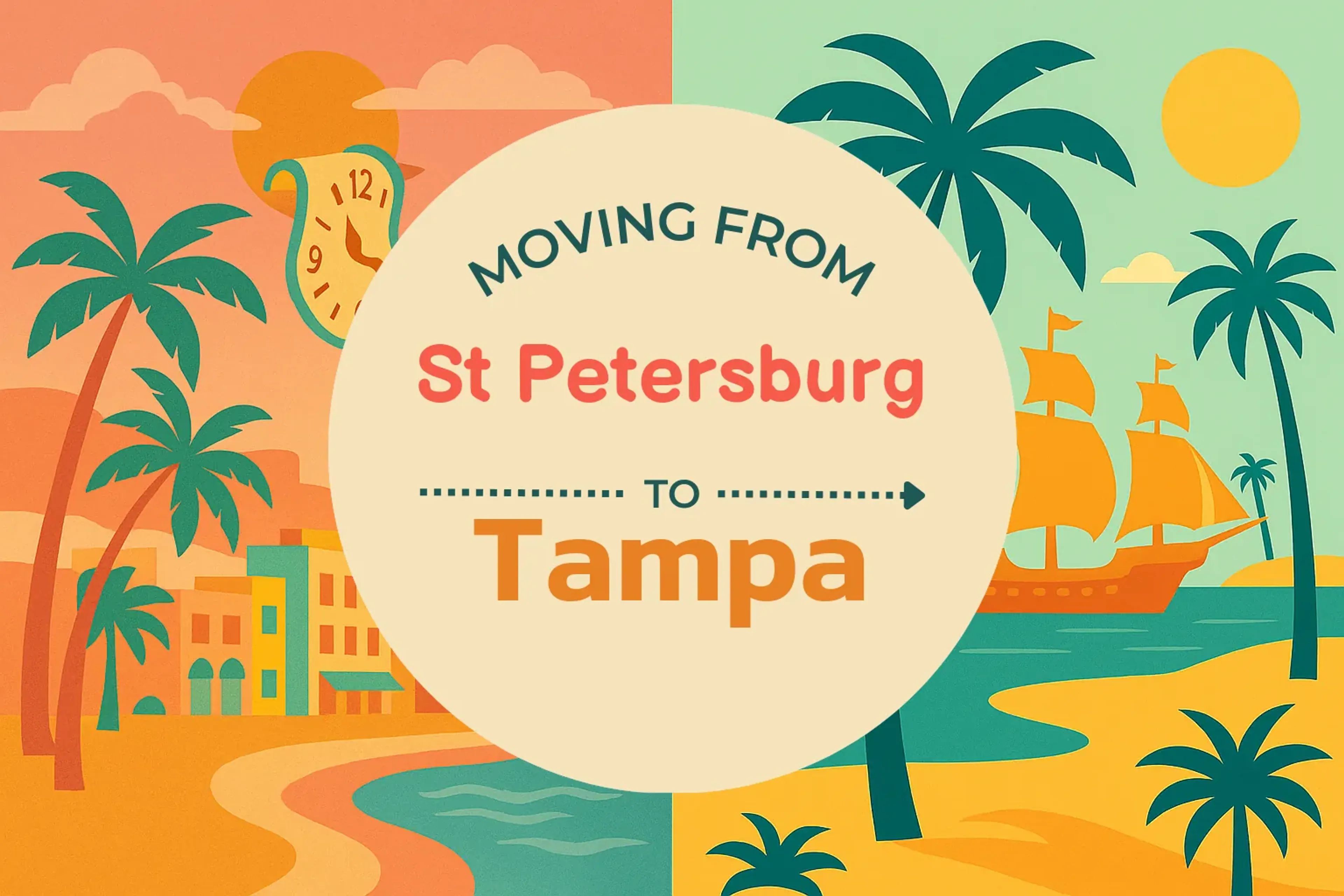 Side-by-side comparison of St. Petersburg to Tampa moving companies