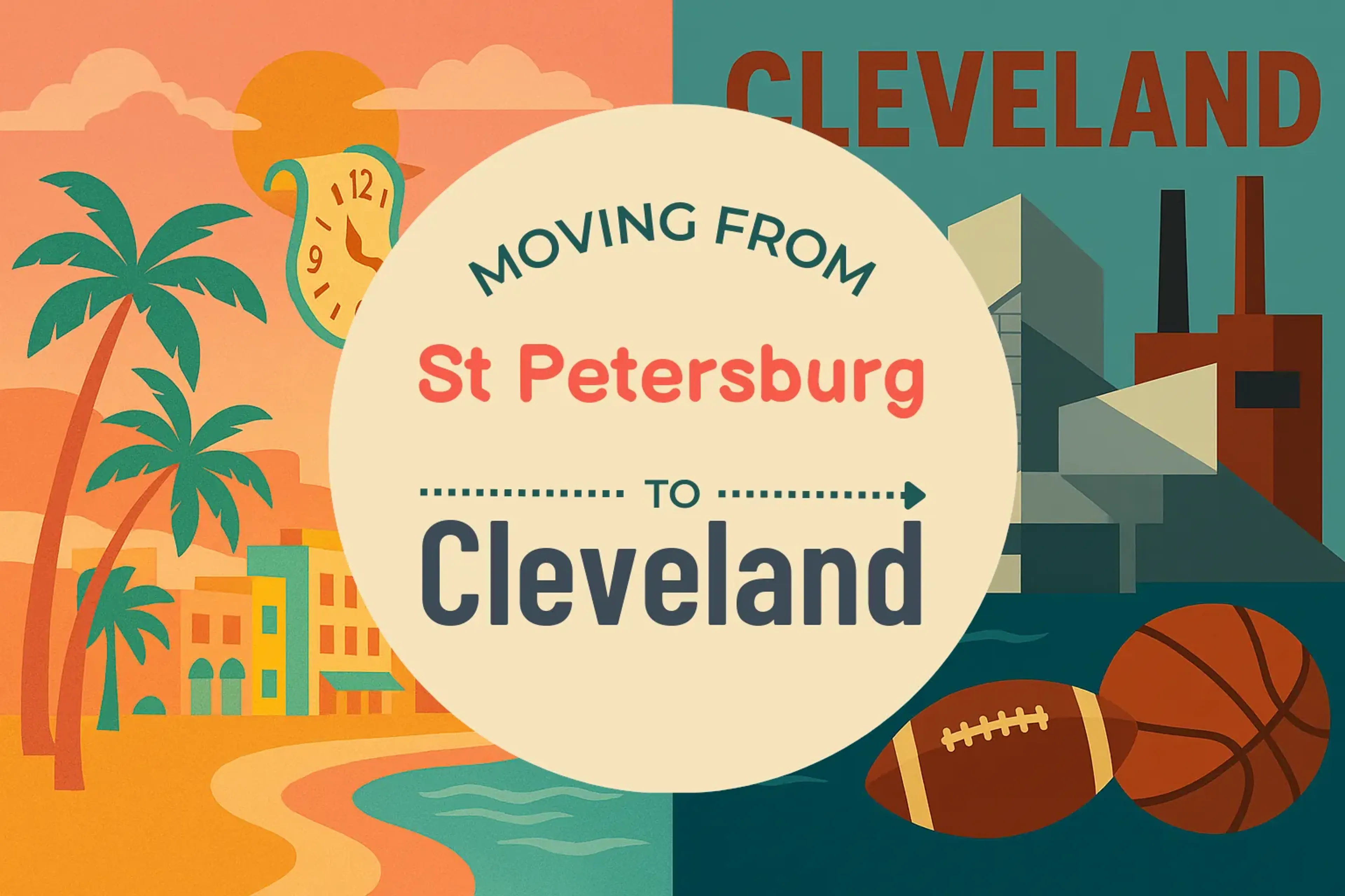 Side-by-side comparison of St. Petersburg to Cleveland moving companies