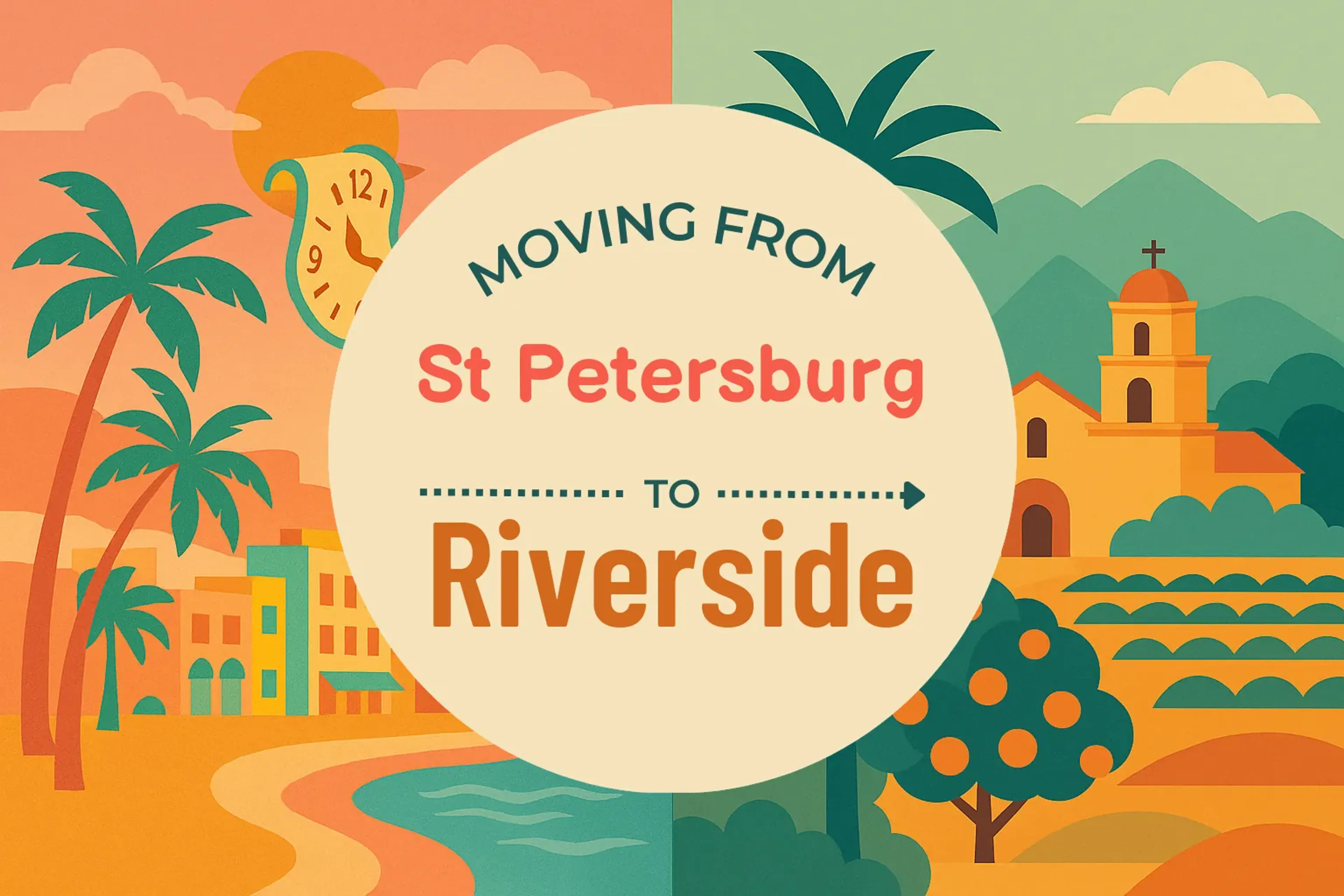 Side-by-side comparison of St. Petersburg to Riverside moving companies