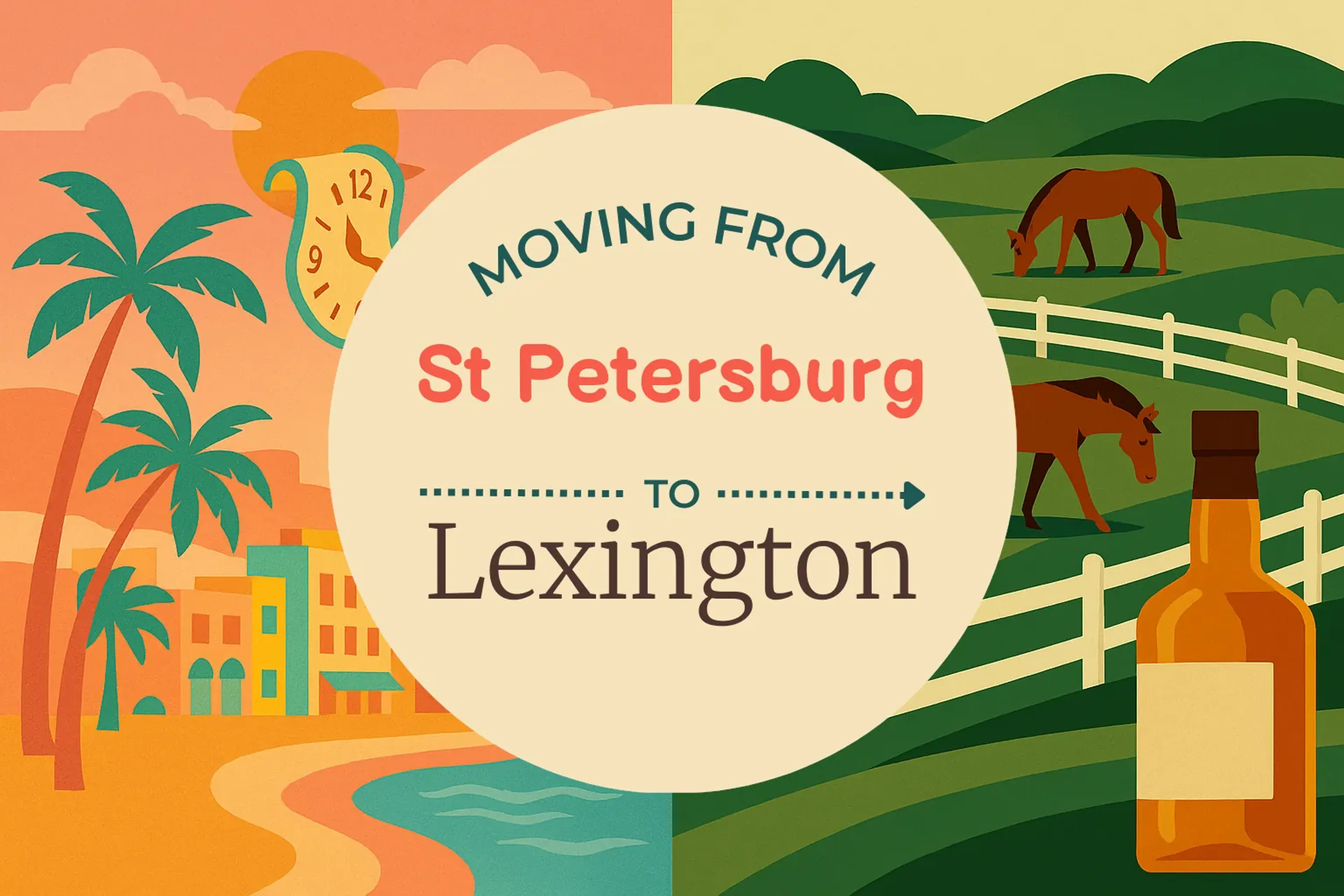 Side-by-side comparison of St. Petersburg to Lexington moving companies