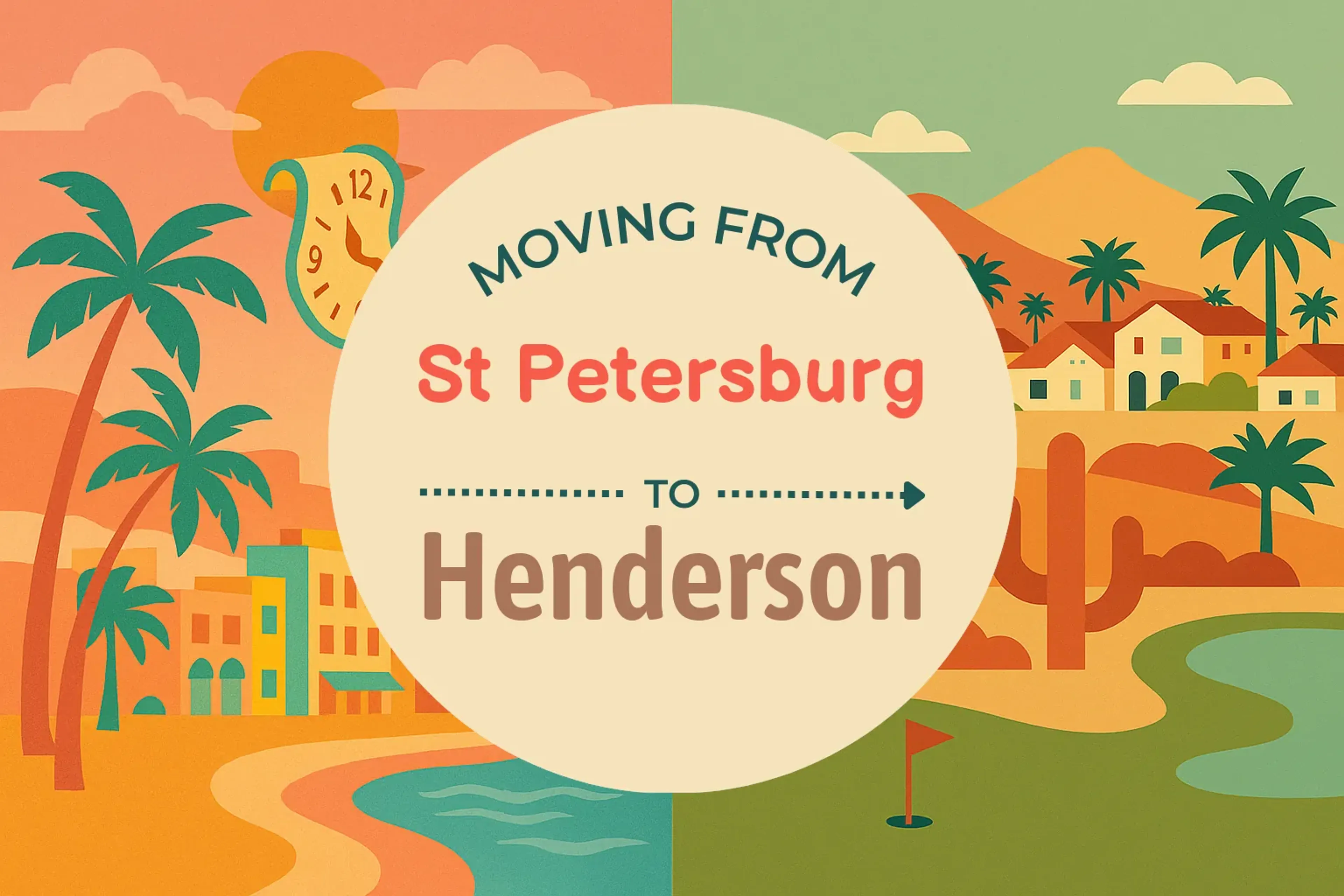 Side-by-side comparison of St. Petersburg to Henderson moving companies