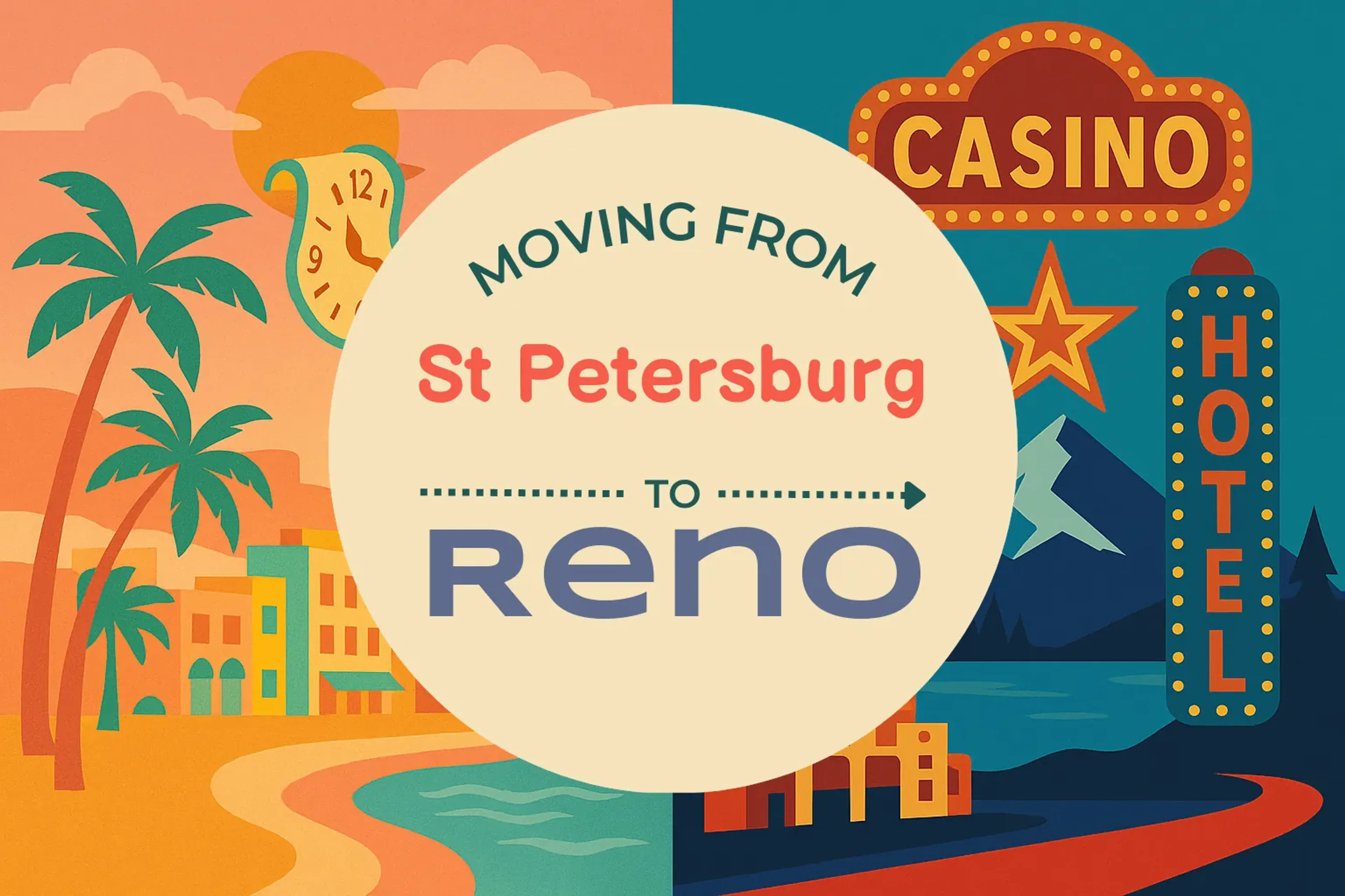 Side-by-side comparison of St. Petersburg to Reno moving companies