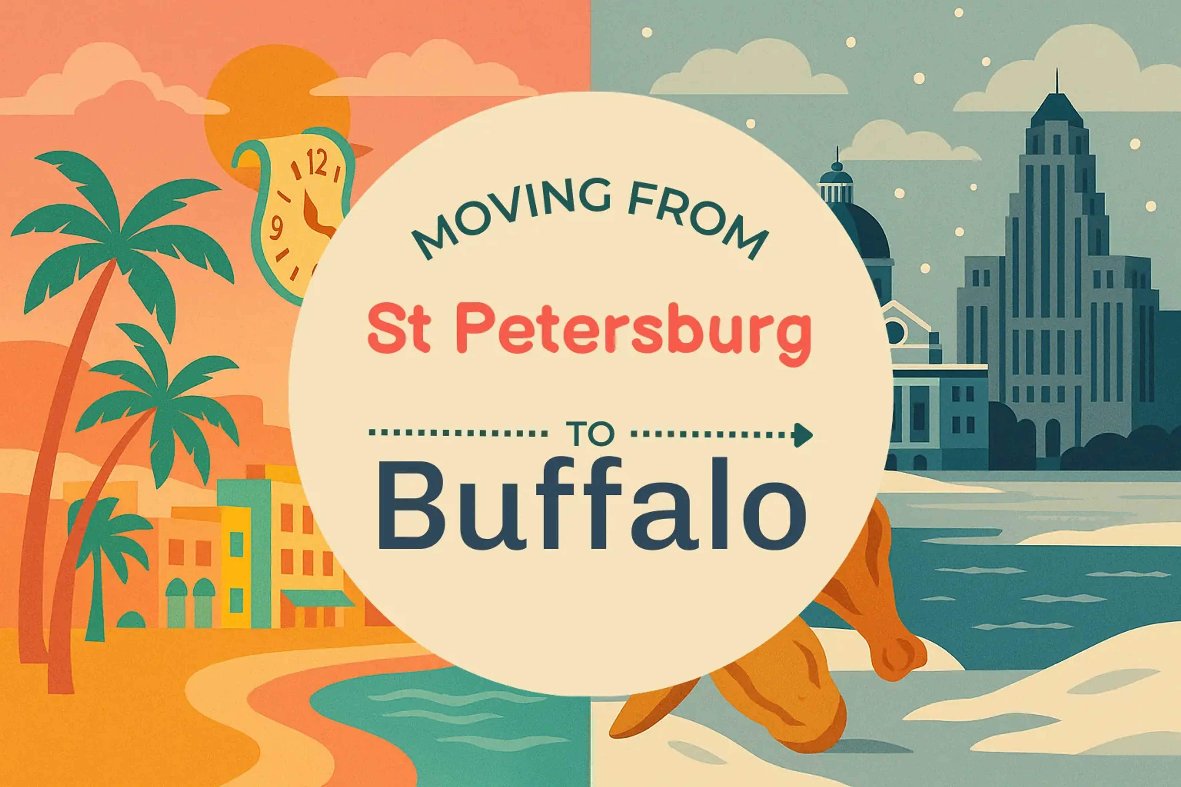 Side-by-side comparison of St. Petersburg to Buffalo moving companies