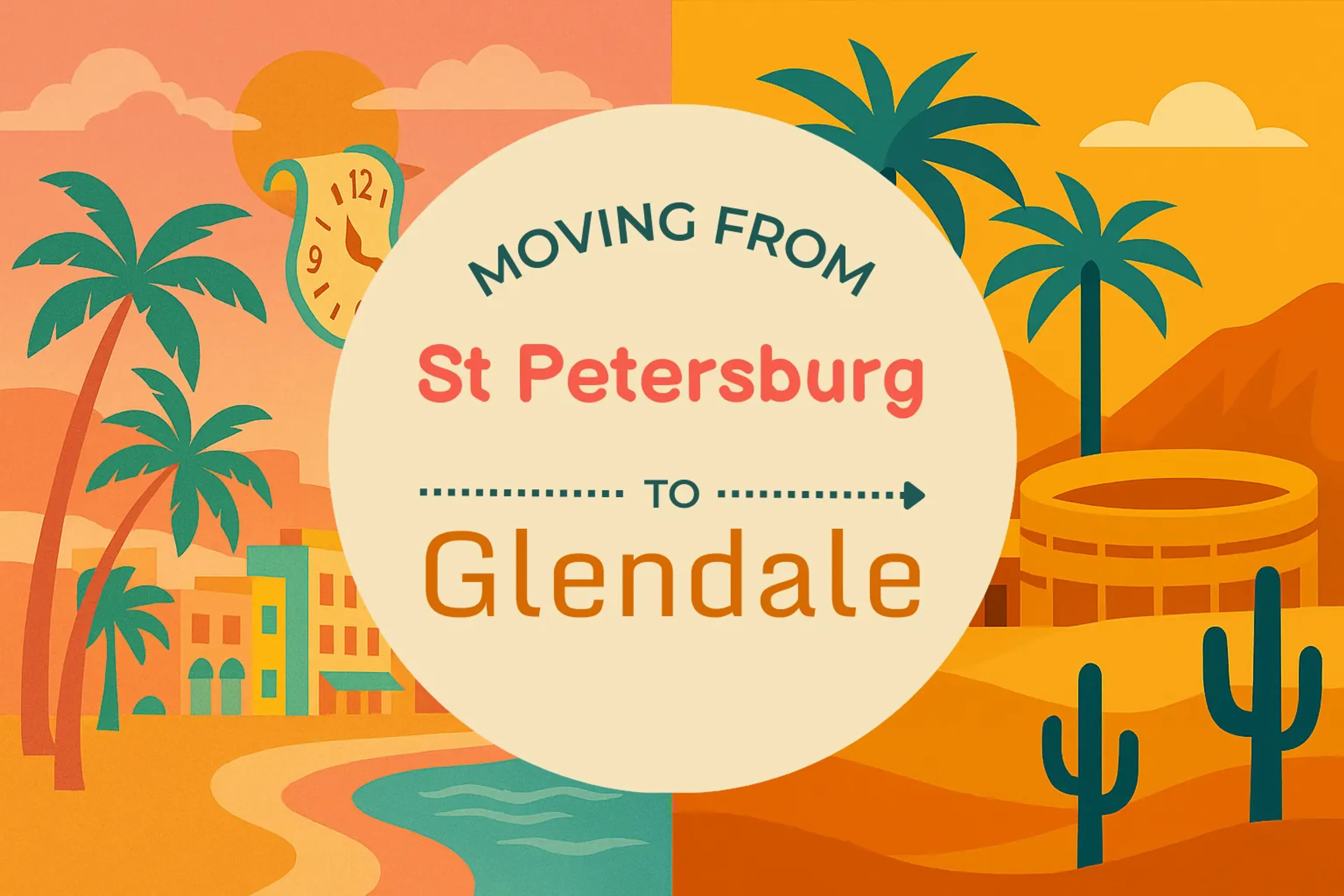 Side-by-side comparison of St. Petersburg to Glendale moving companies