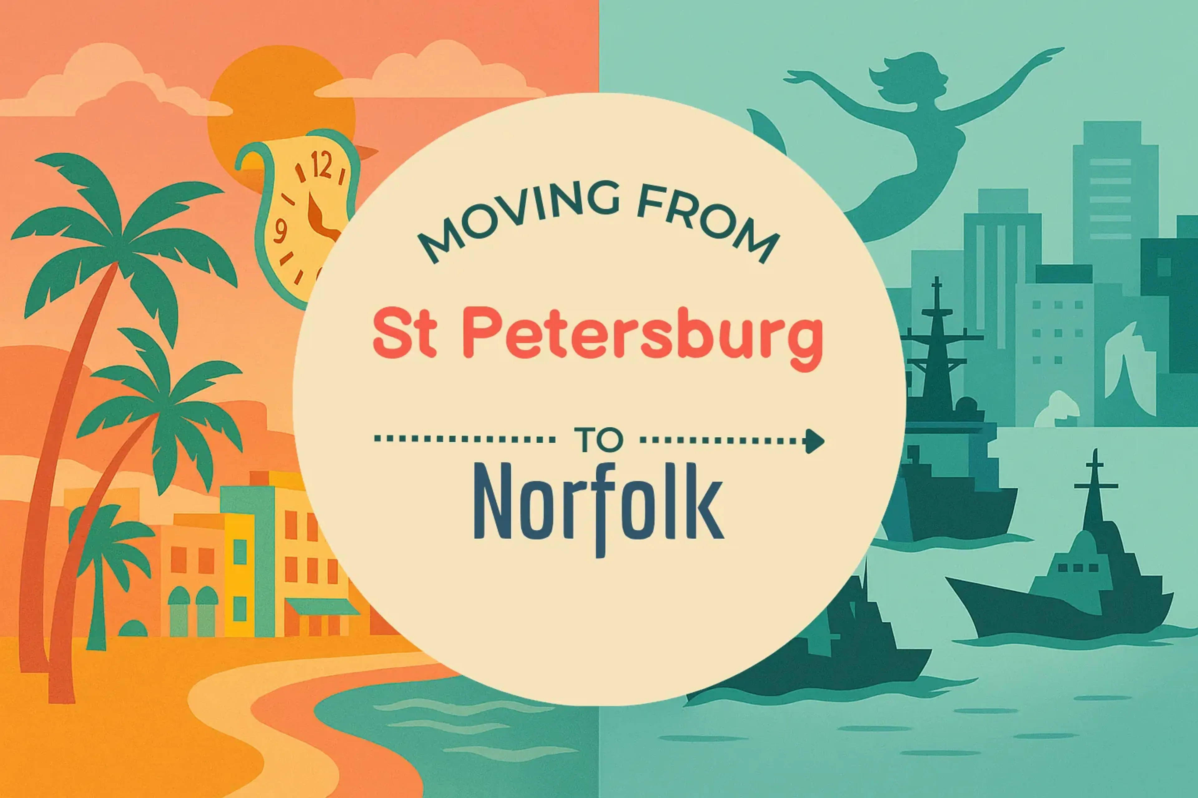 Side-by-side comparison of St. Petersburg to Norfolk moving companies