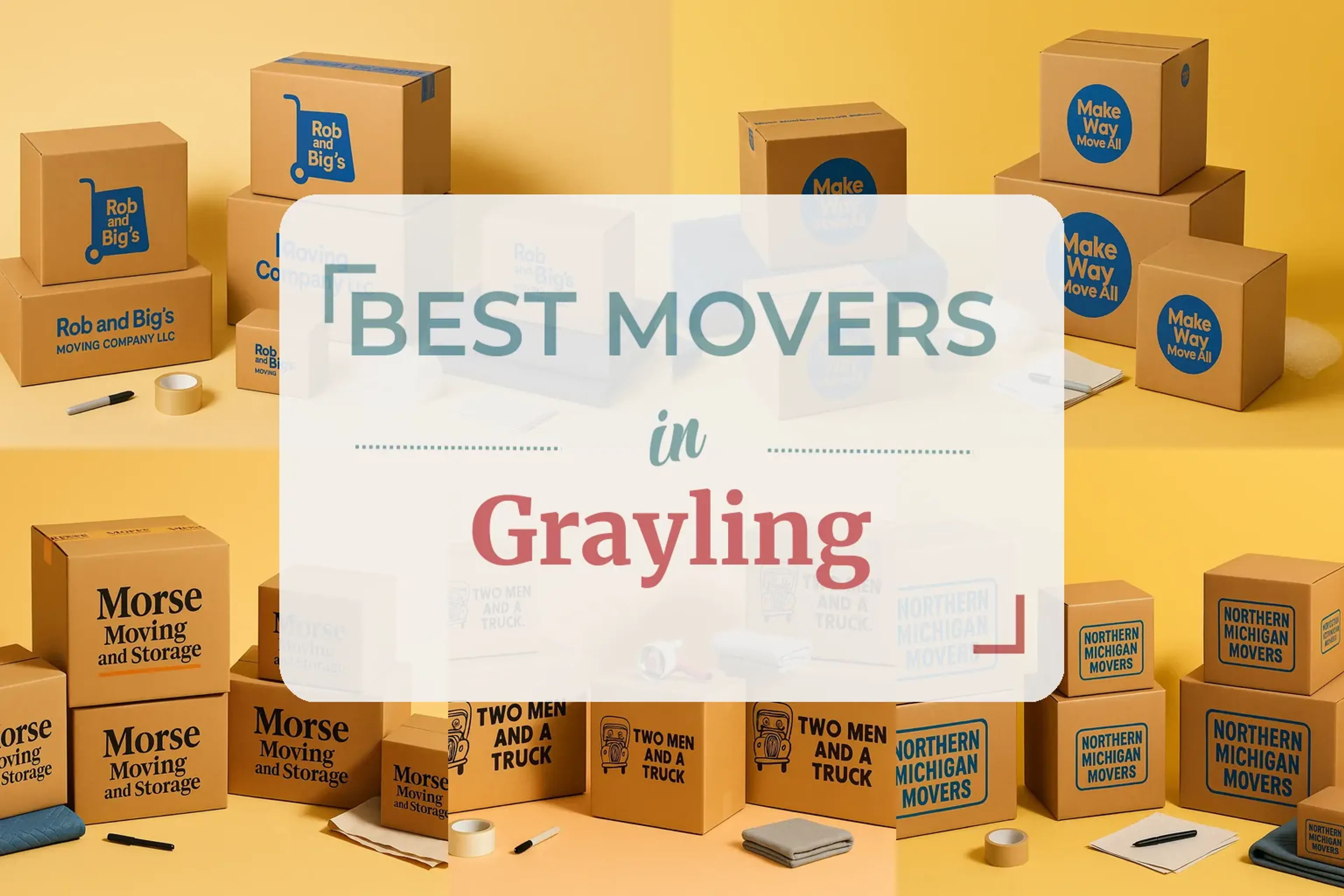 Side-by-side comparison of Grayling moving companies