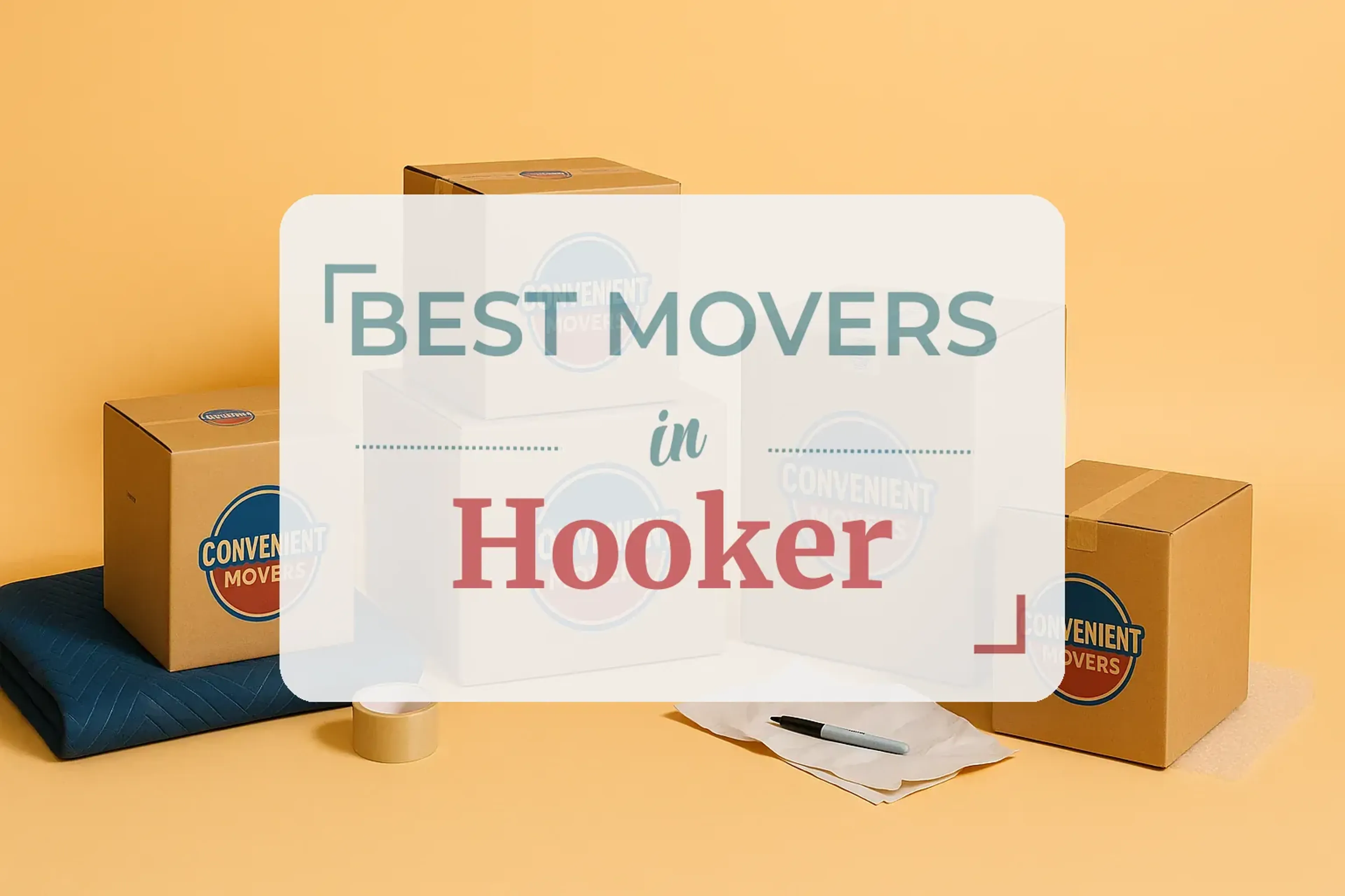 Side-by-side comparison of Hooker moving companies