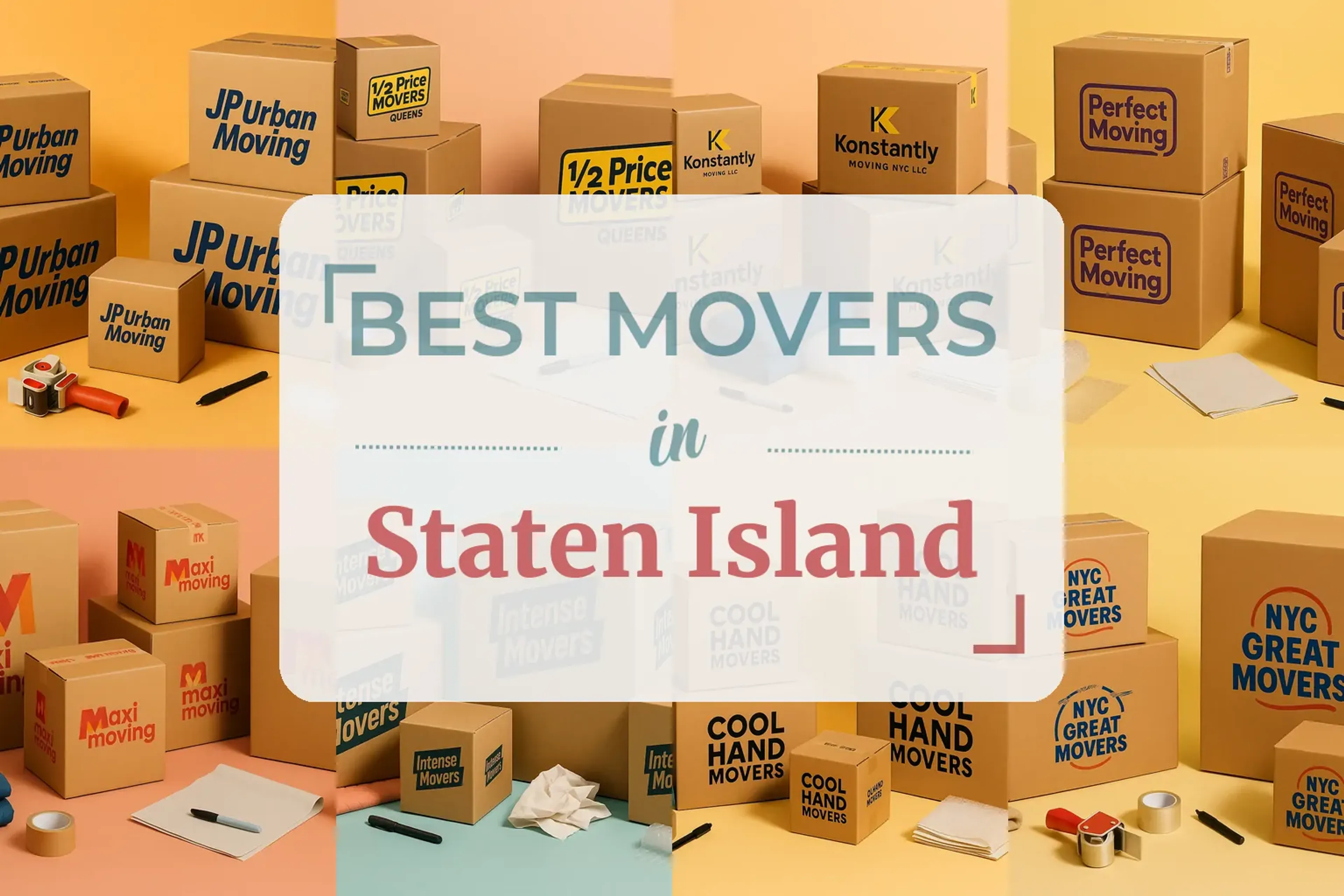 Side-by-side comparison of Staten Island moving companies