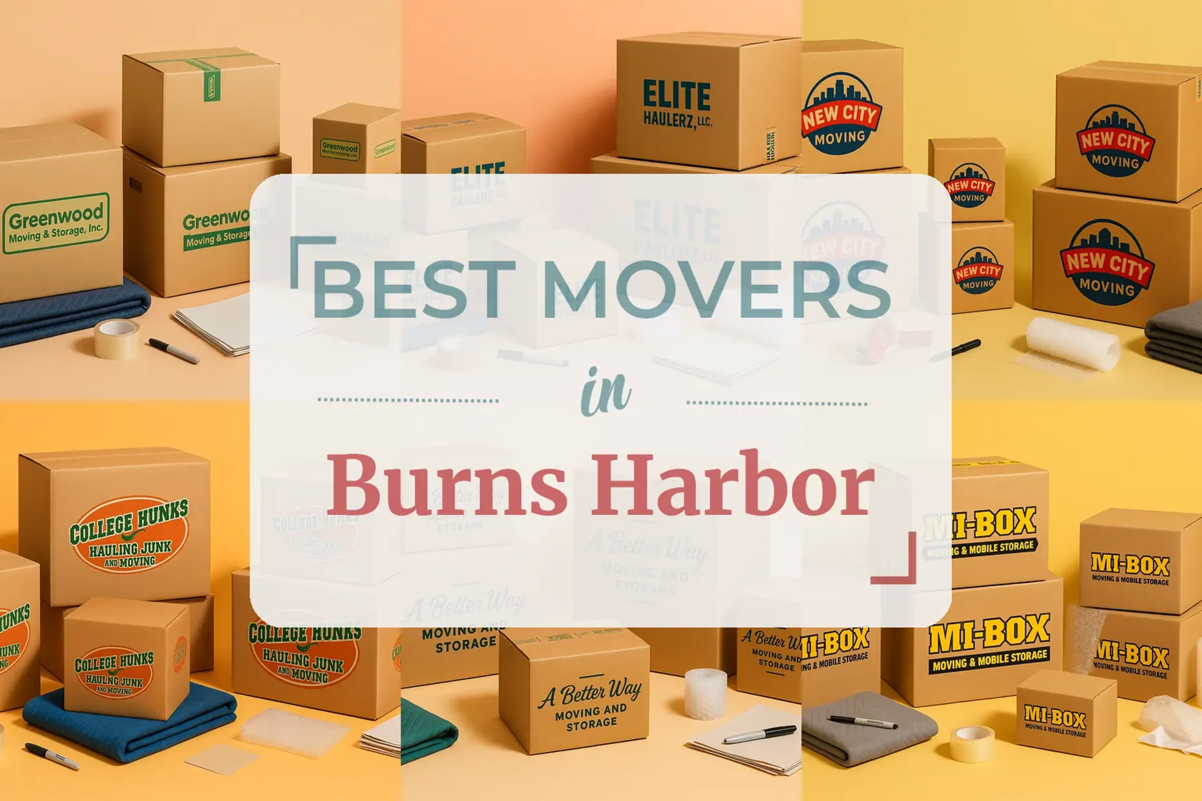 Side-by-side comparison of Burns Harbor moving companies