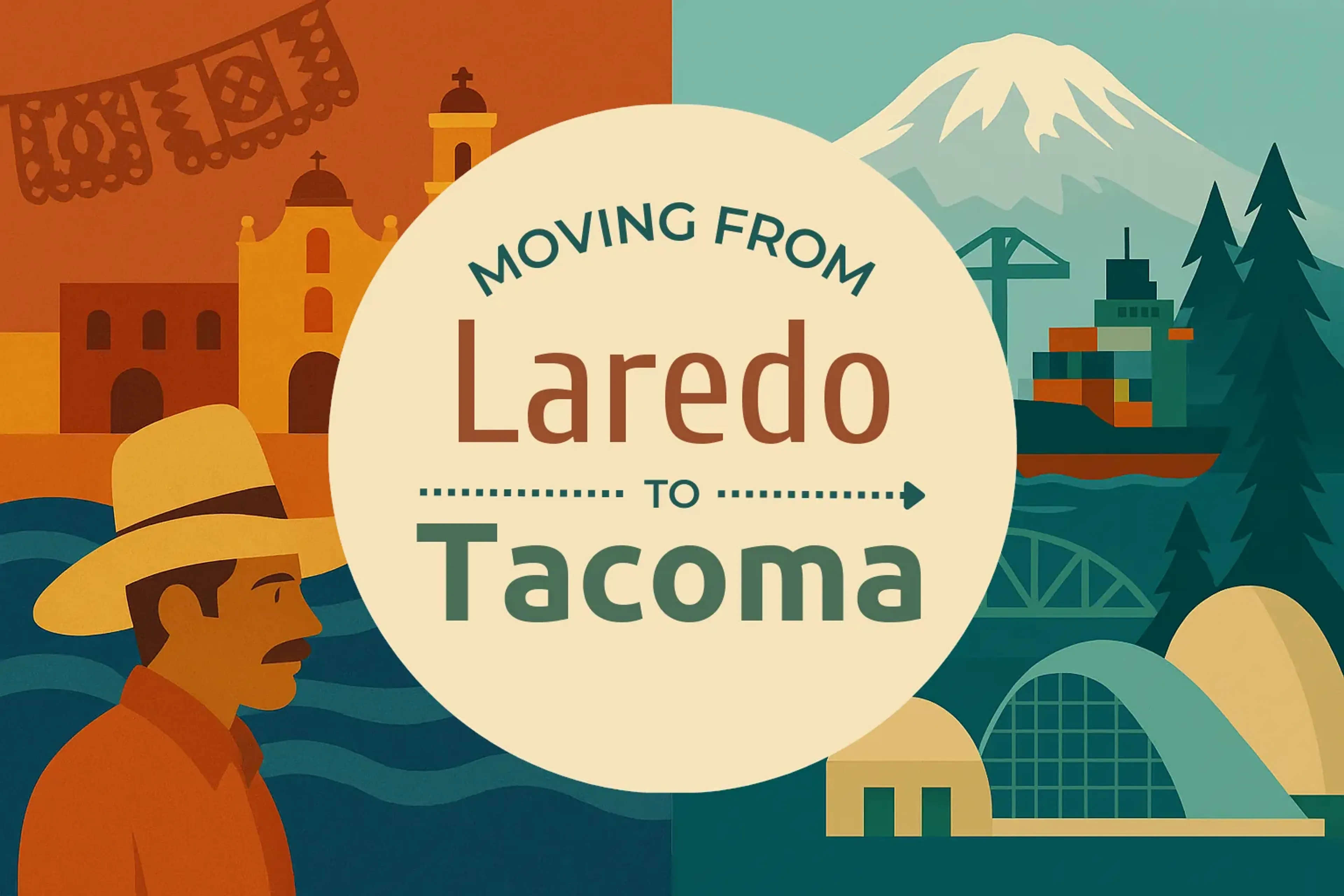 Side-by-side comparison of Laredo to Tacoma moving companies