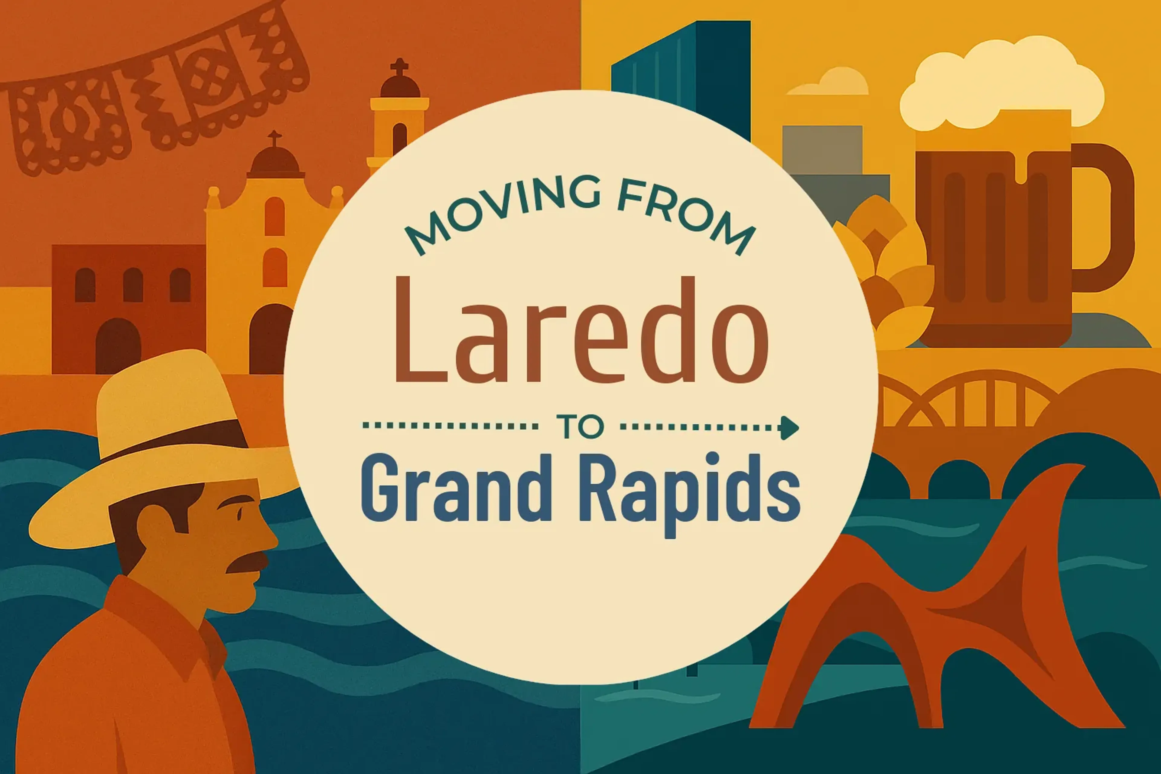 Side-by-side comparison of Laredo to Grand Rapids moving companies
