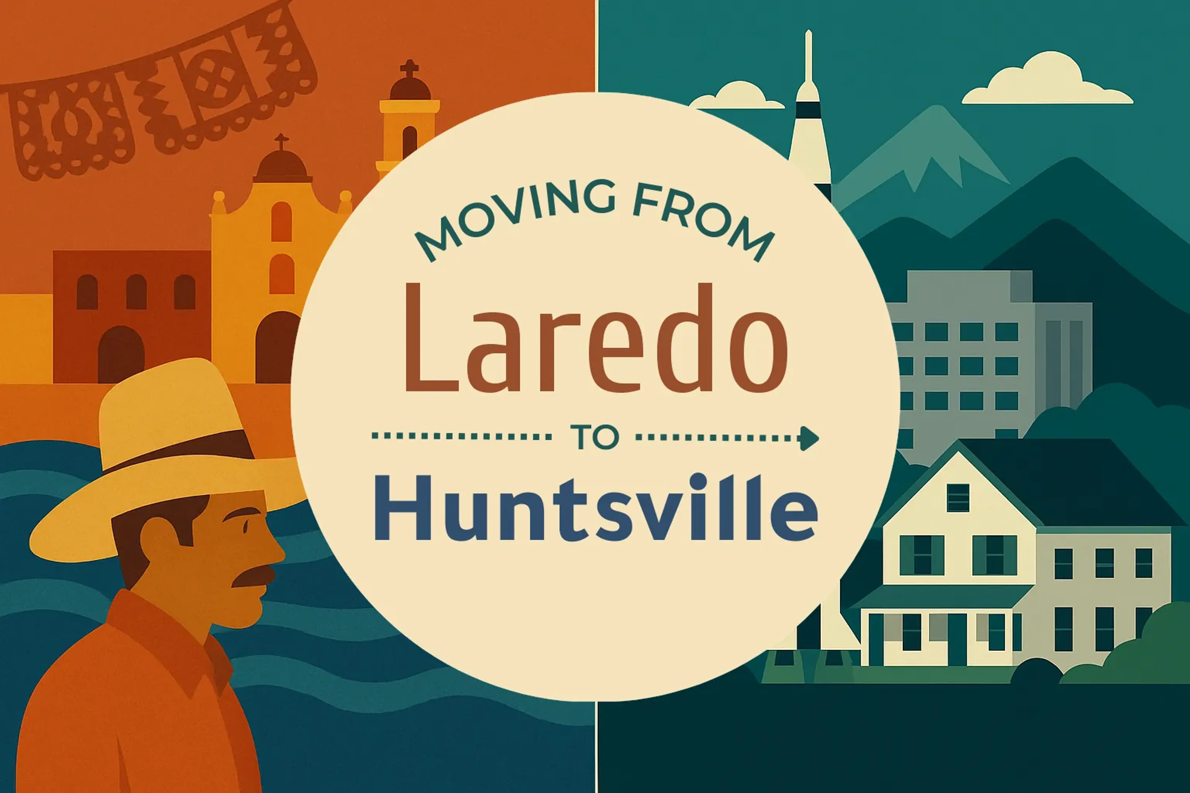Side-by-side comparison of Laredo to Huntsville moving companies