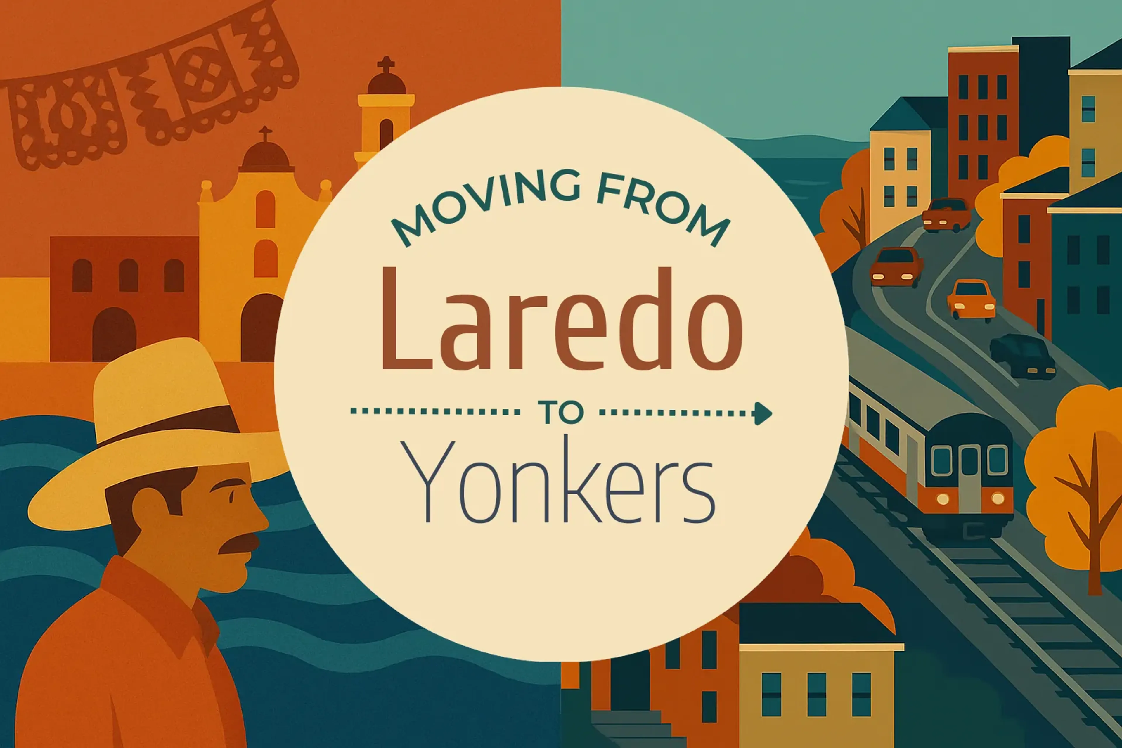 Side-by-side comparison of Laredo to Yonkers moving companies