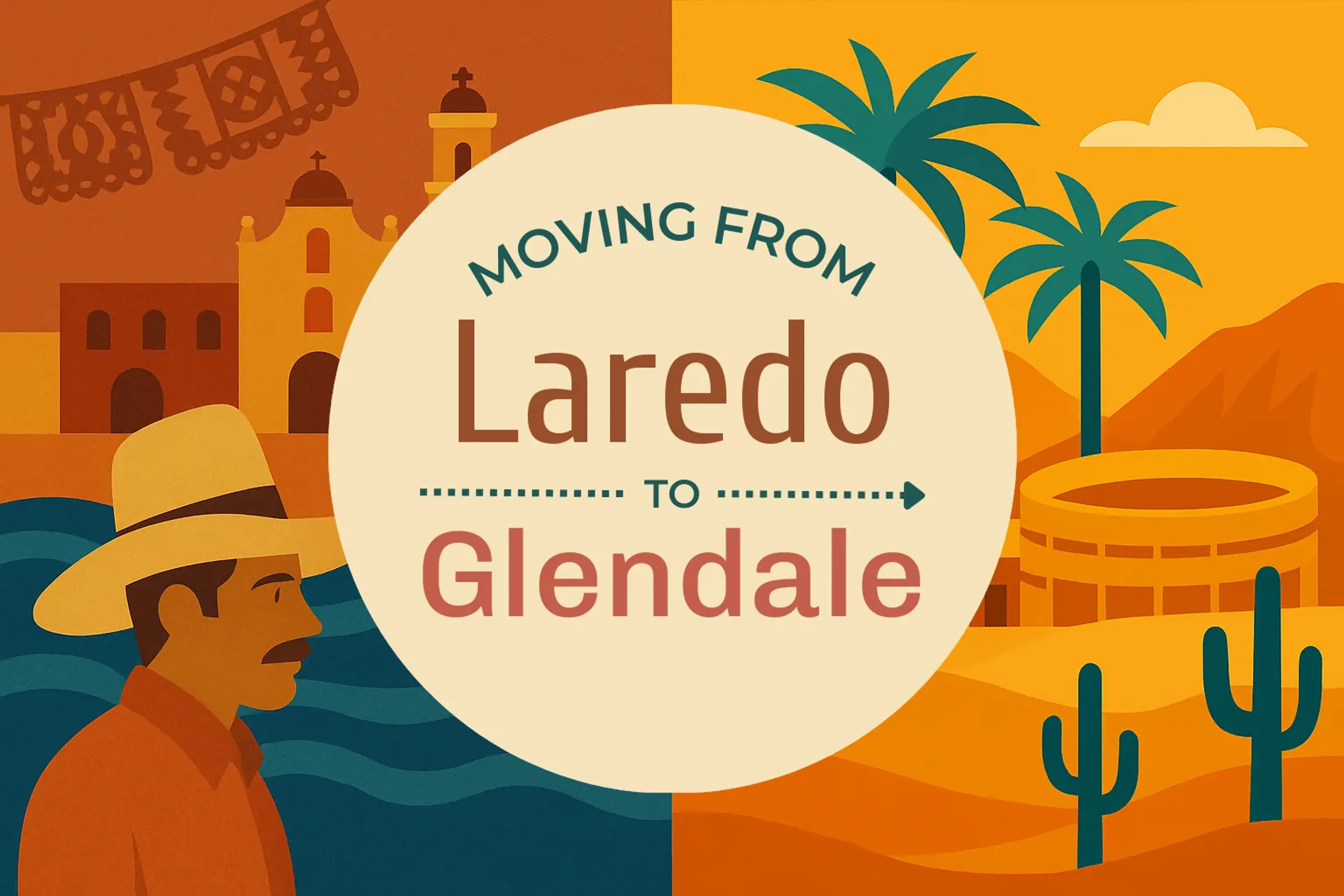 Side-by-side comparison of Laredo to Glendale moving companies