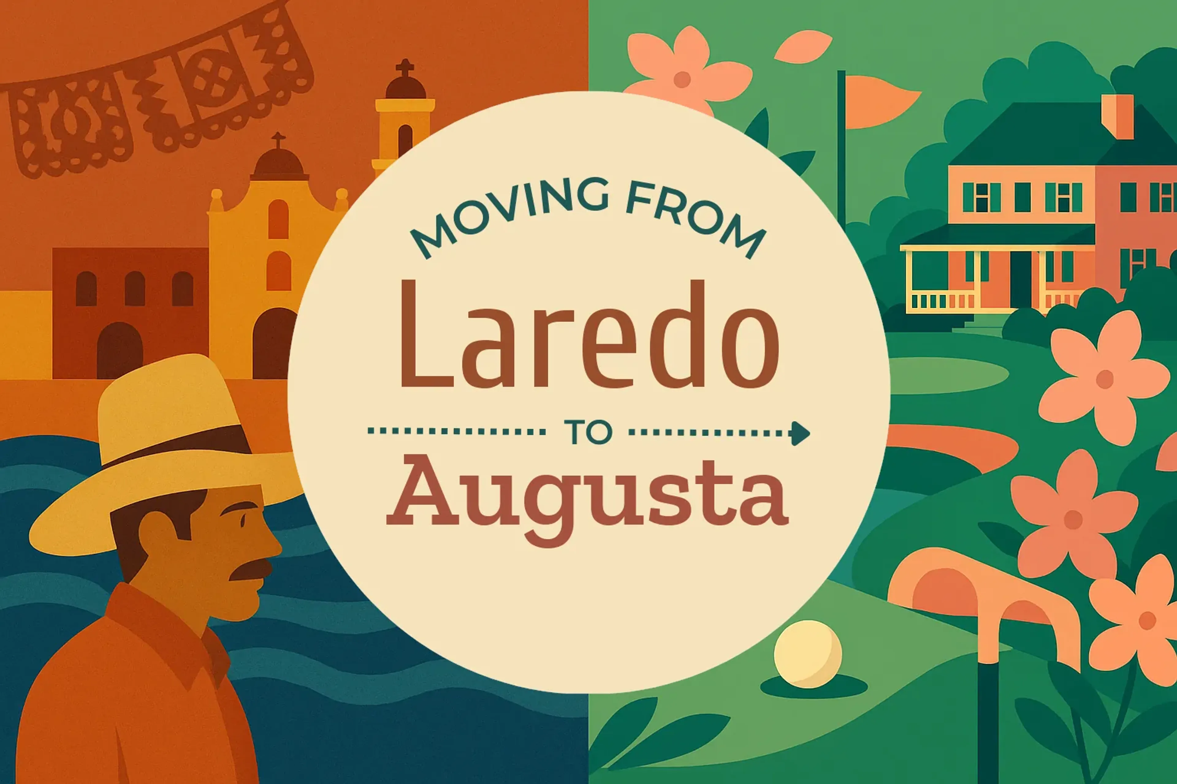 Side-by-side comparison of Laredo to Augusta moving companies