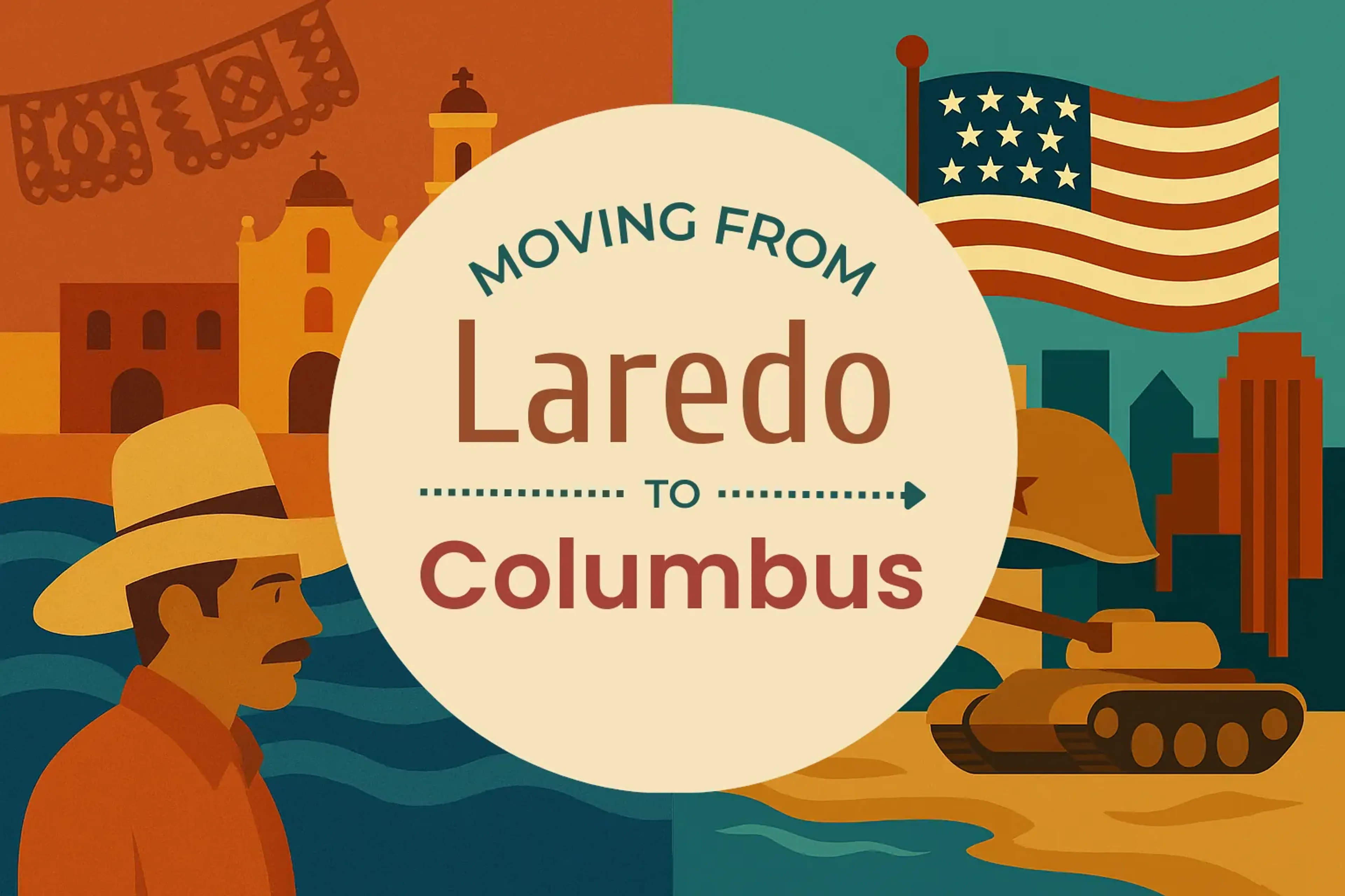 Side-by-side comparison of Laredo to Columbus moving companies