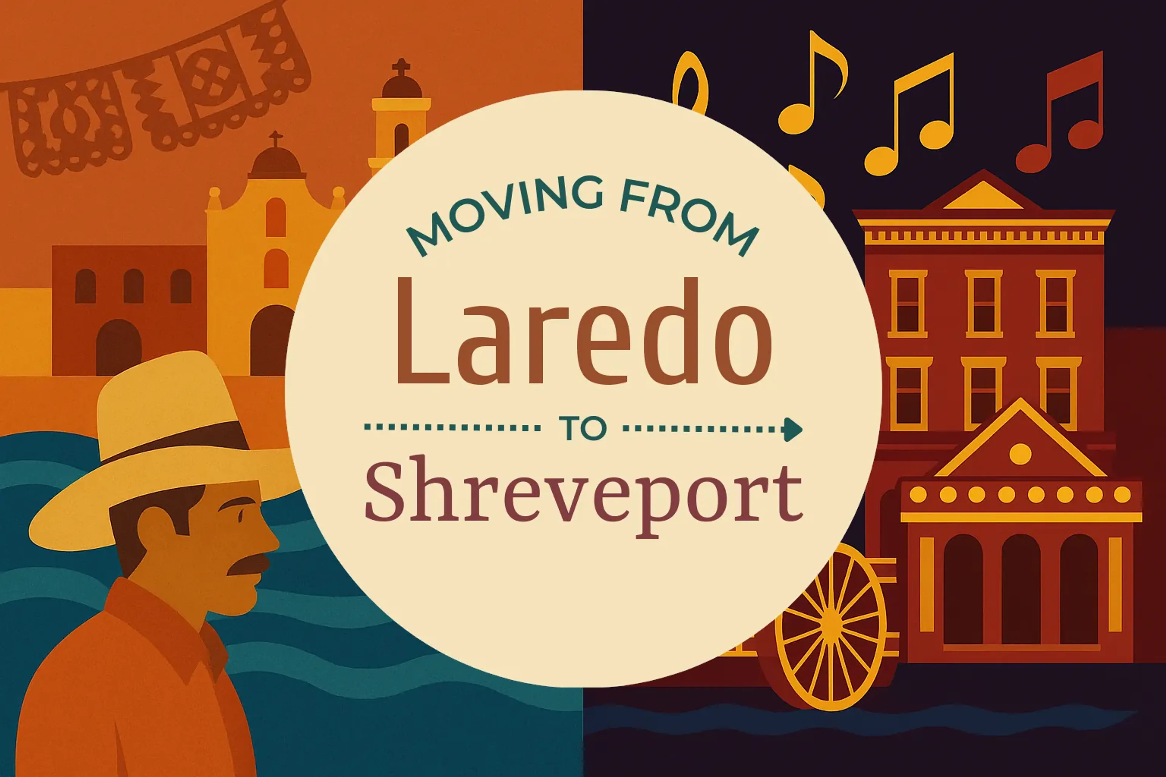 Side-by-side comparison of Laredo to Shreveport moving companies