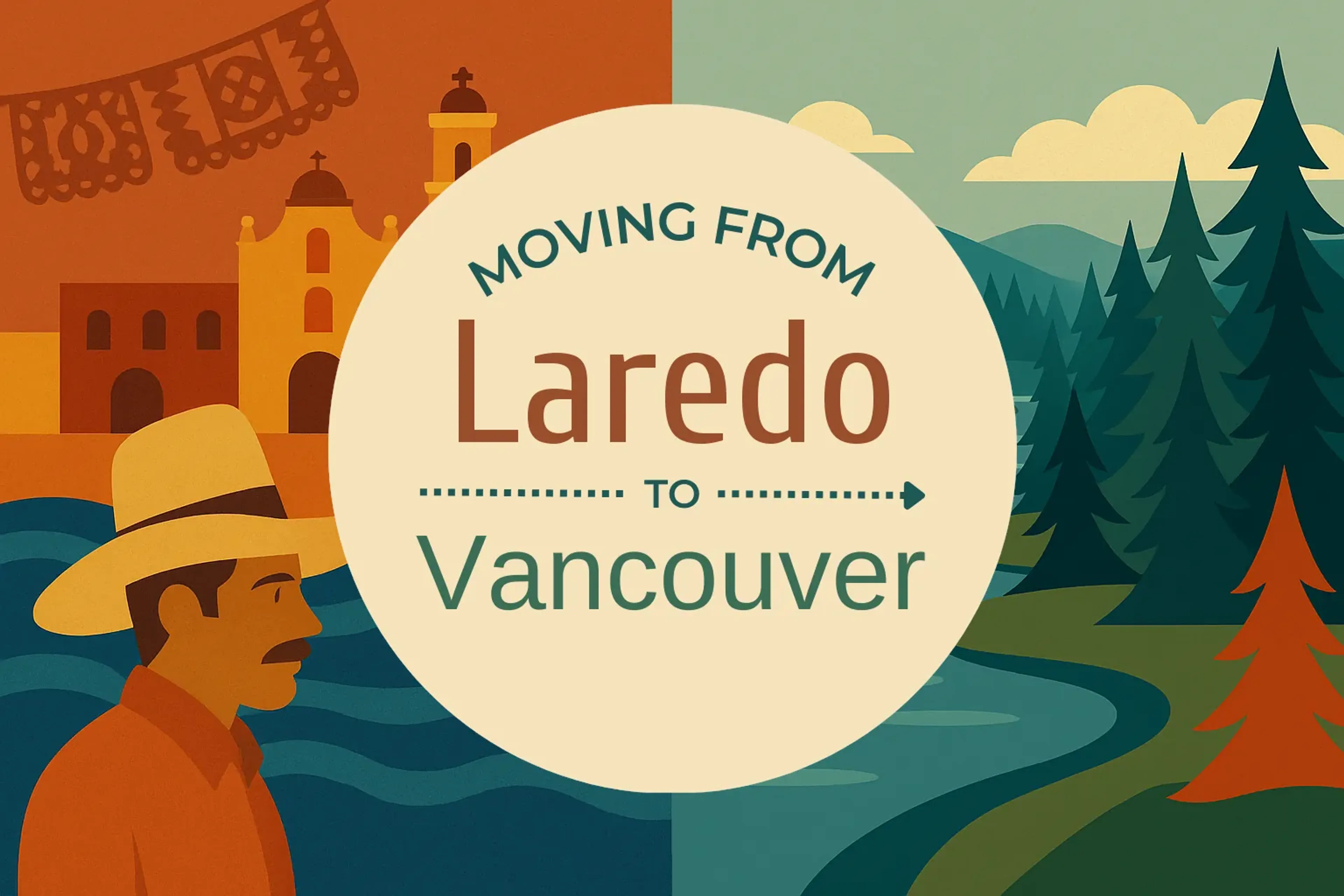 Side-by-side comparison of Laredo to Vancouver moving companies