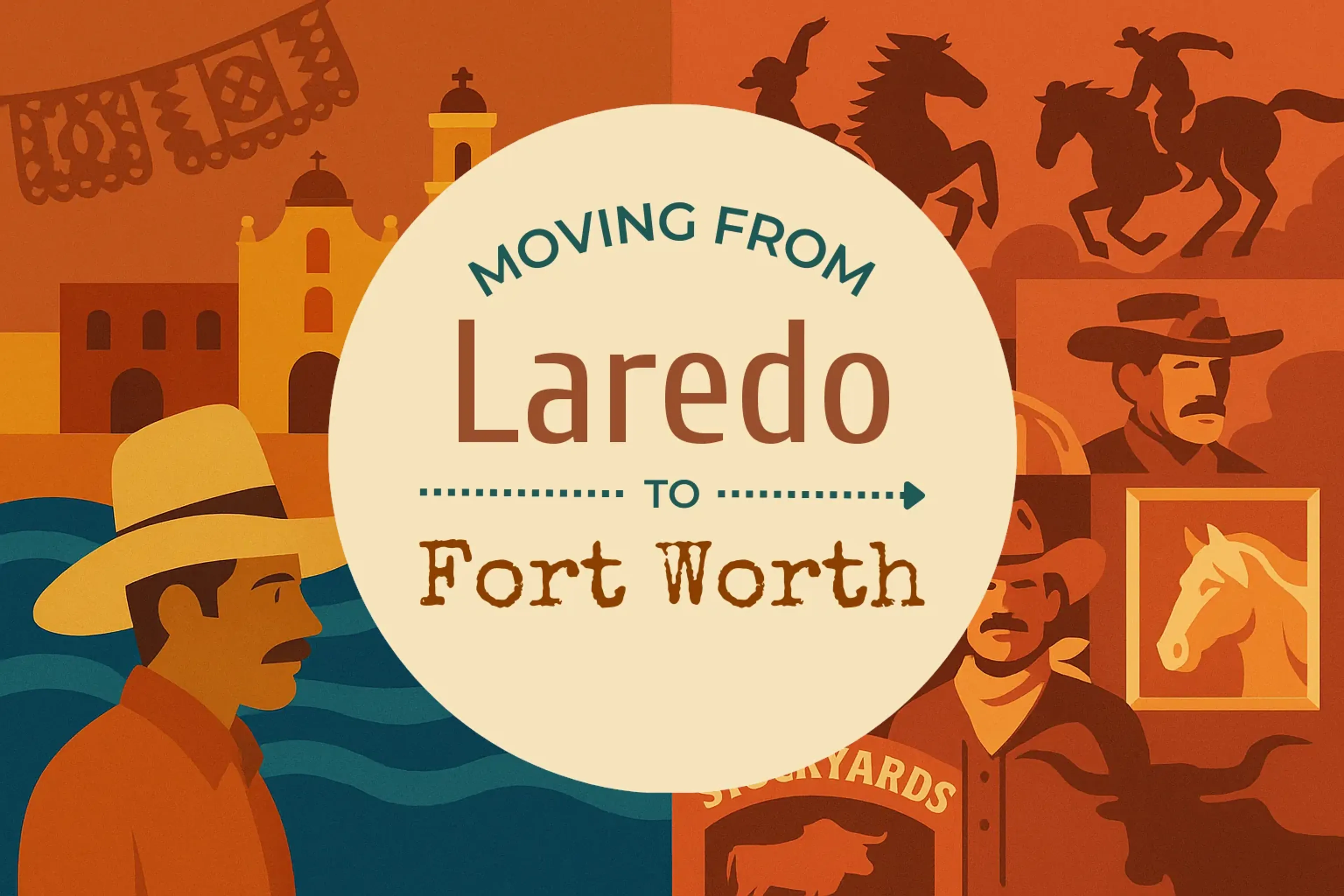 Side-by-side comparison of Laredo to Fort Worth moving companies