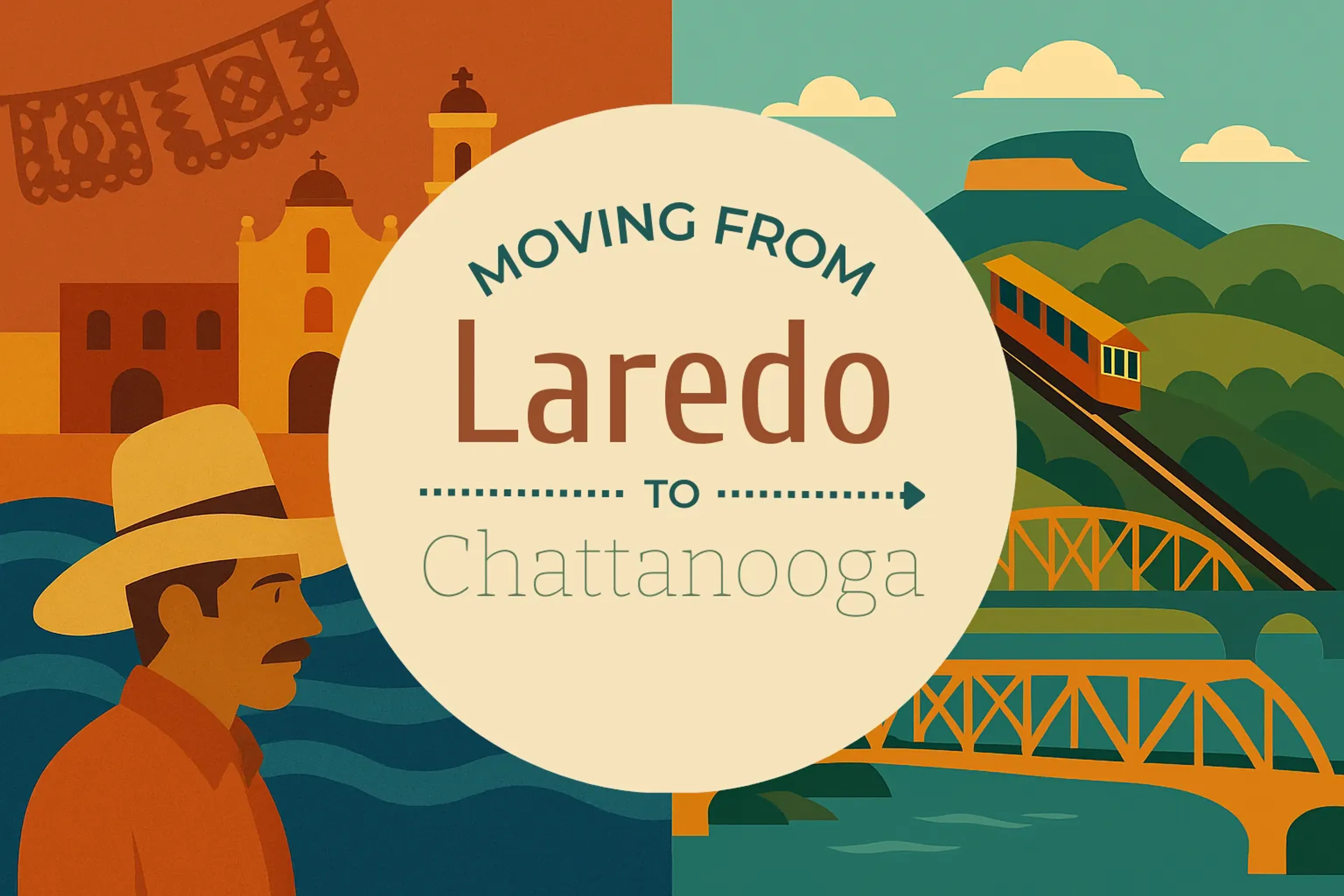 Side-by-side comparison of Laredo to Chattanooga moving companies