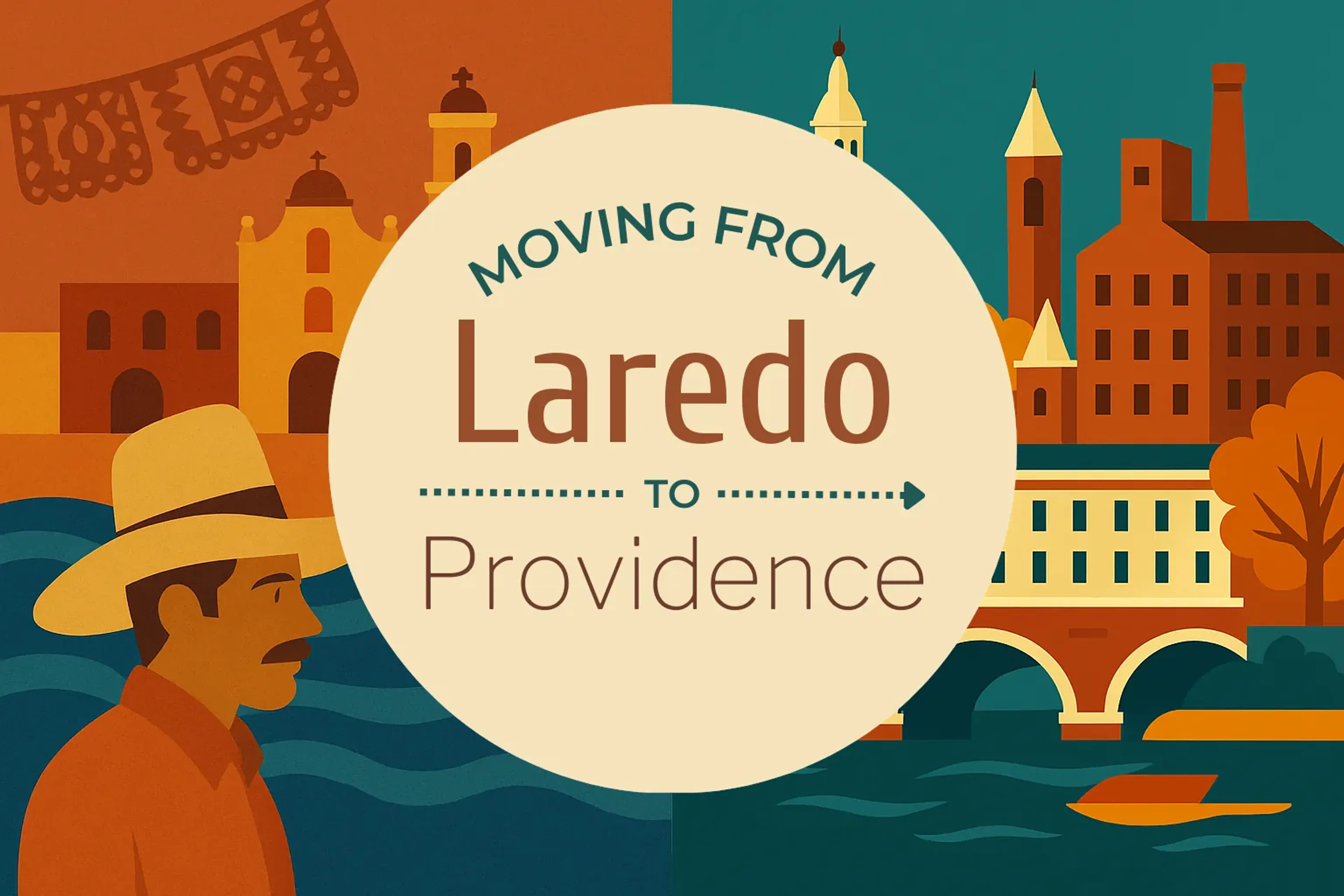 Side-by-side comparison of Laredo to Providence moving companies