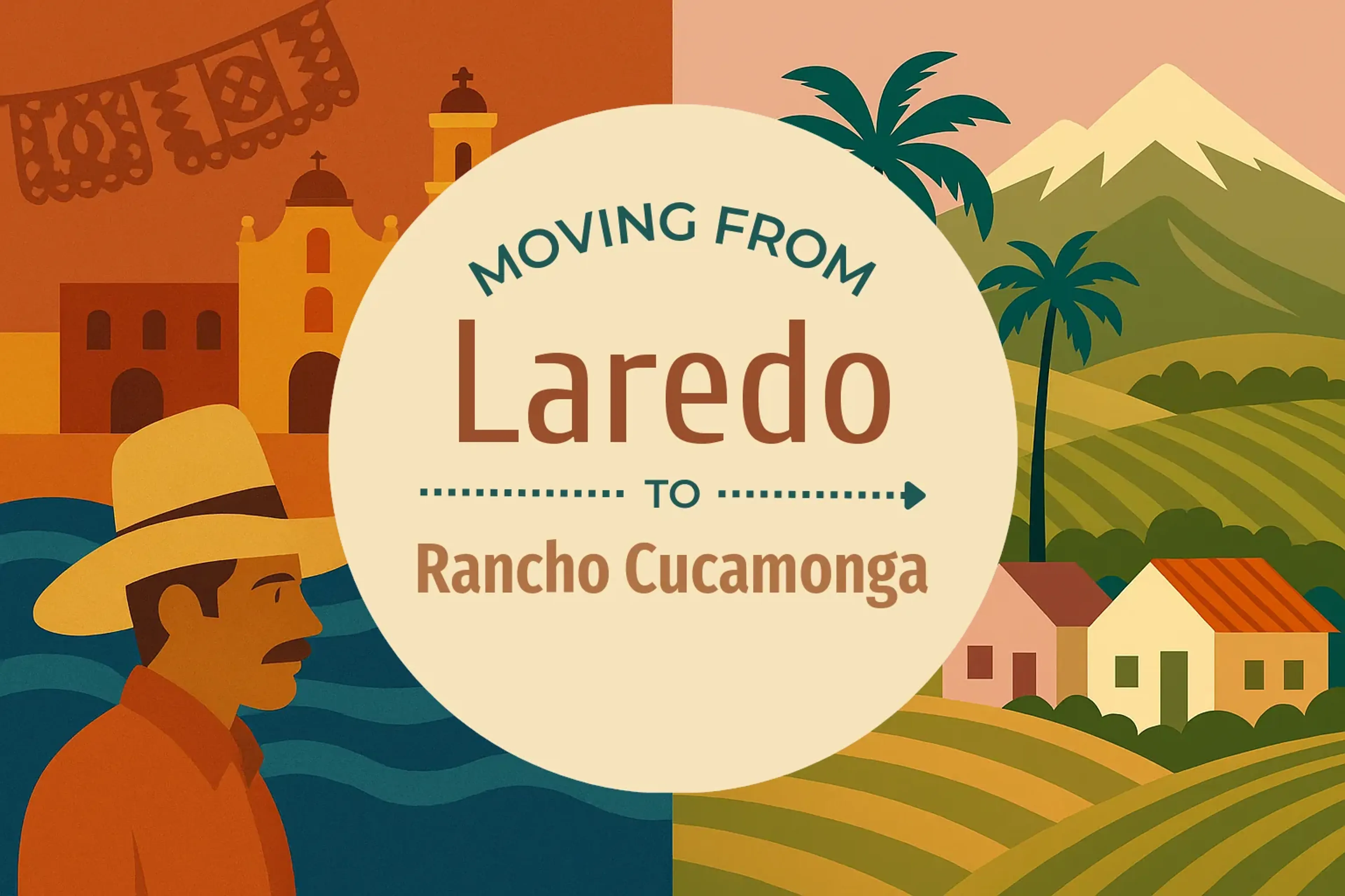 Side-by-side comparison of Laredo to Rancho Cucamonga moving companies