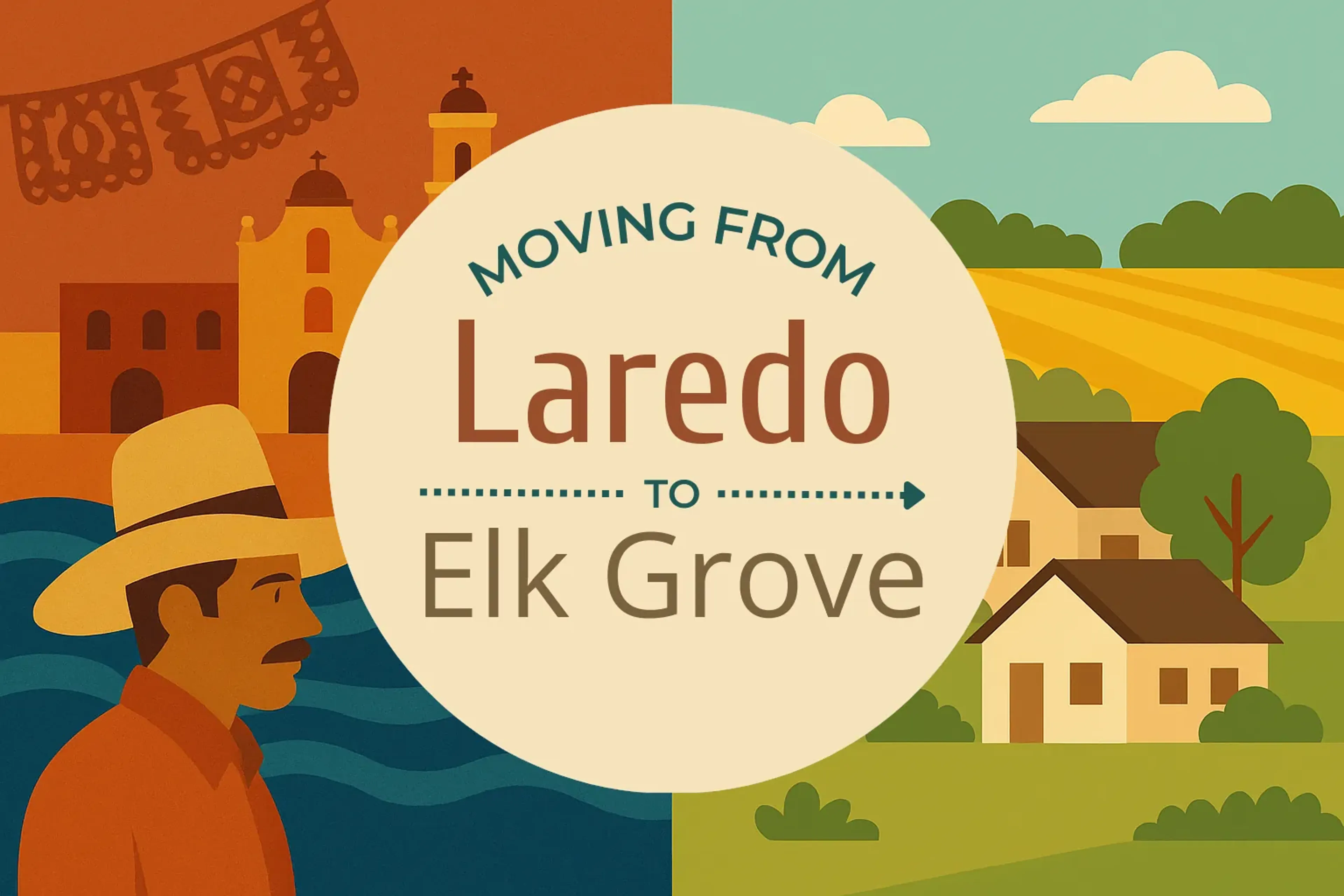 Side-by-side comparison of Laredo to Elk Grove moving companies