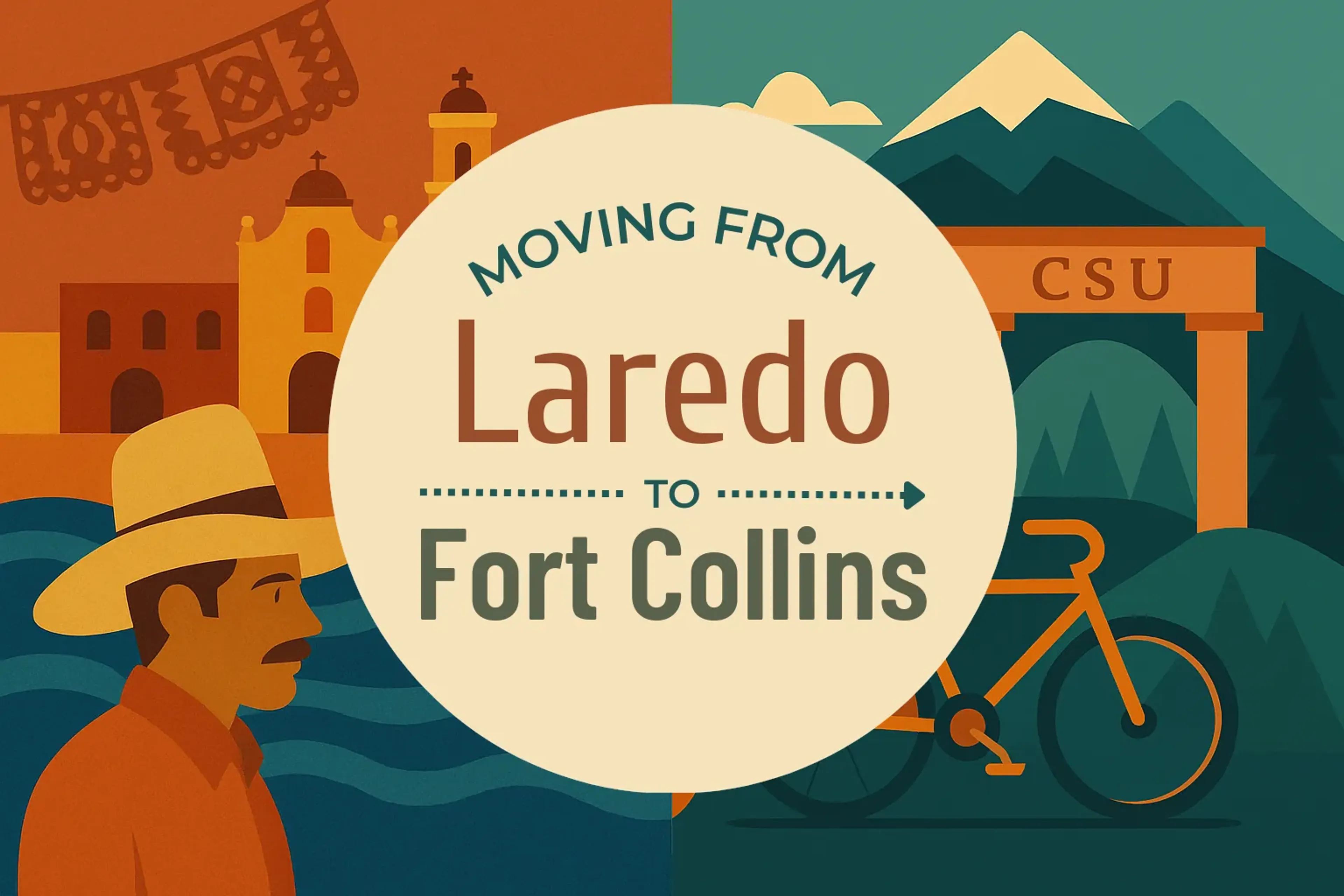 Side-by-side comparison of Laredo to Fort Collins moving companies