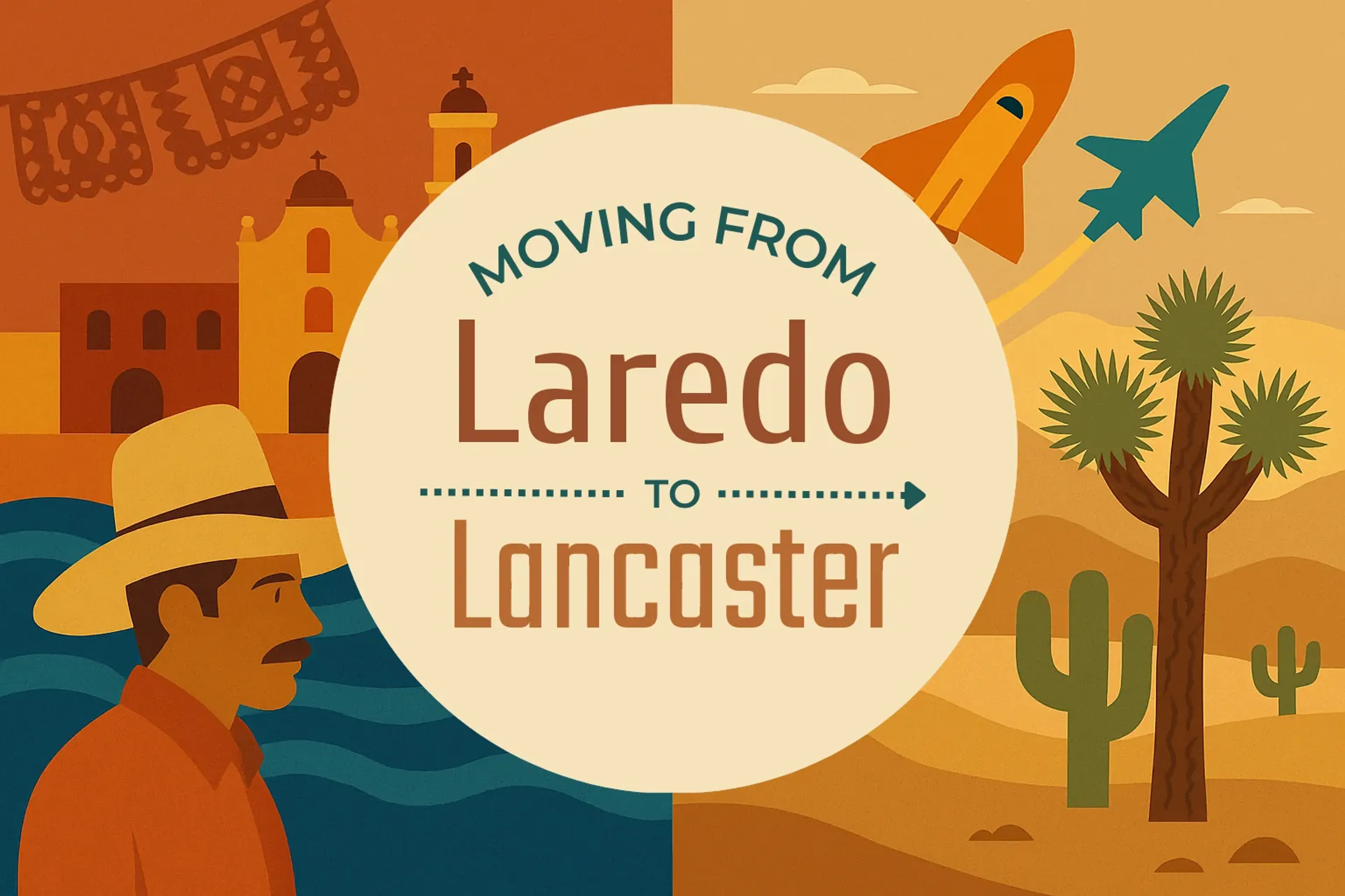 Side-by-side comparison of Laredo to Lancaster moving companies