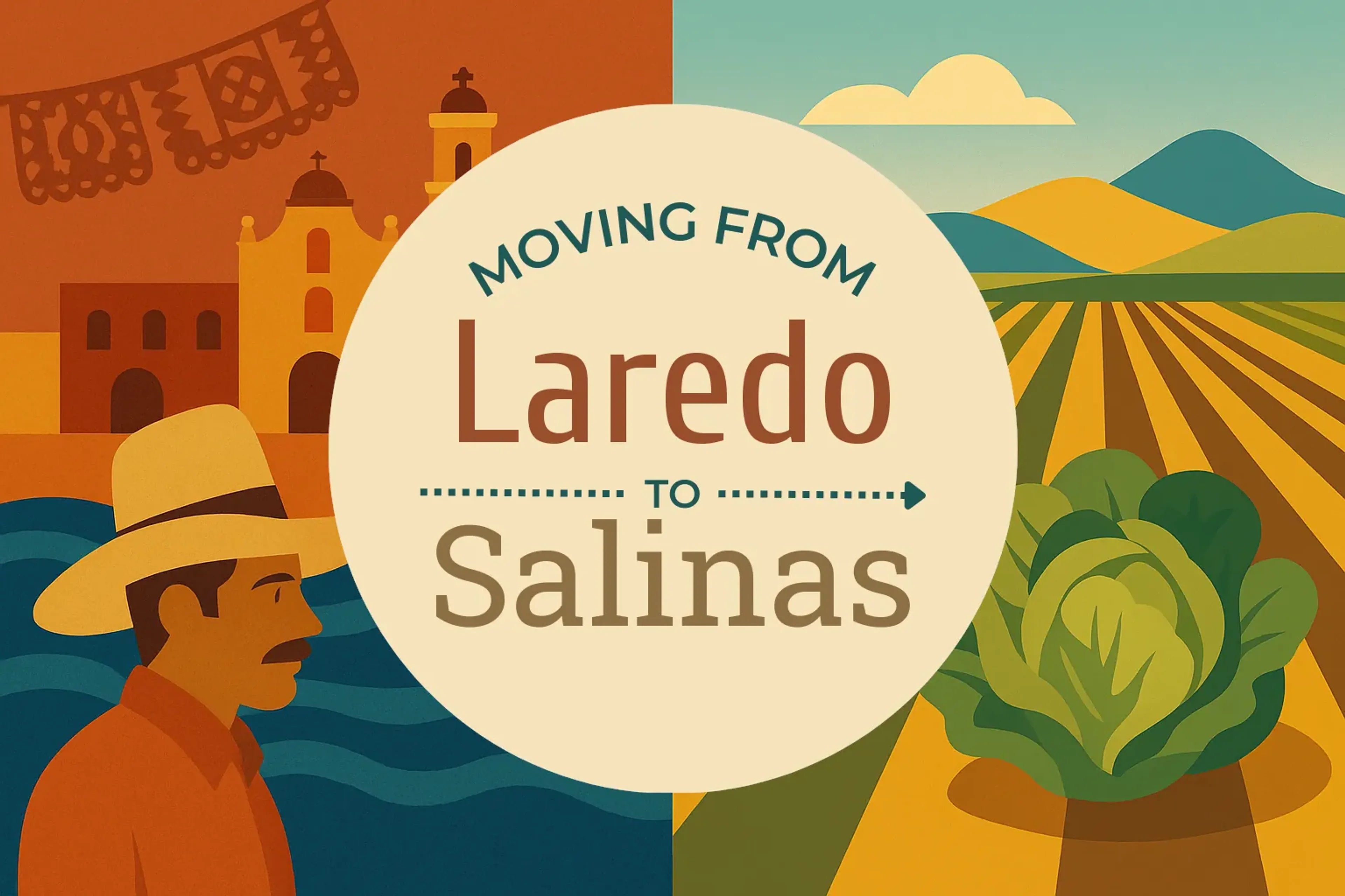 Side-by-side comparison of Laredo to Salinas moving companies