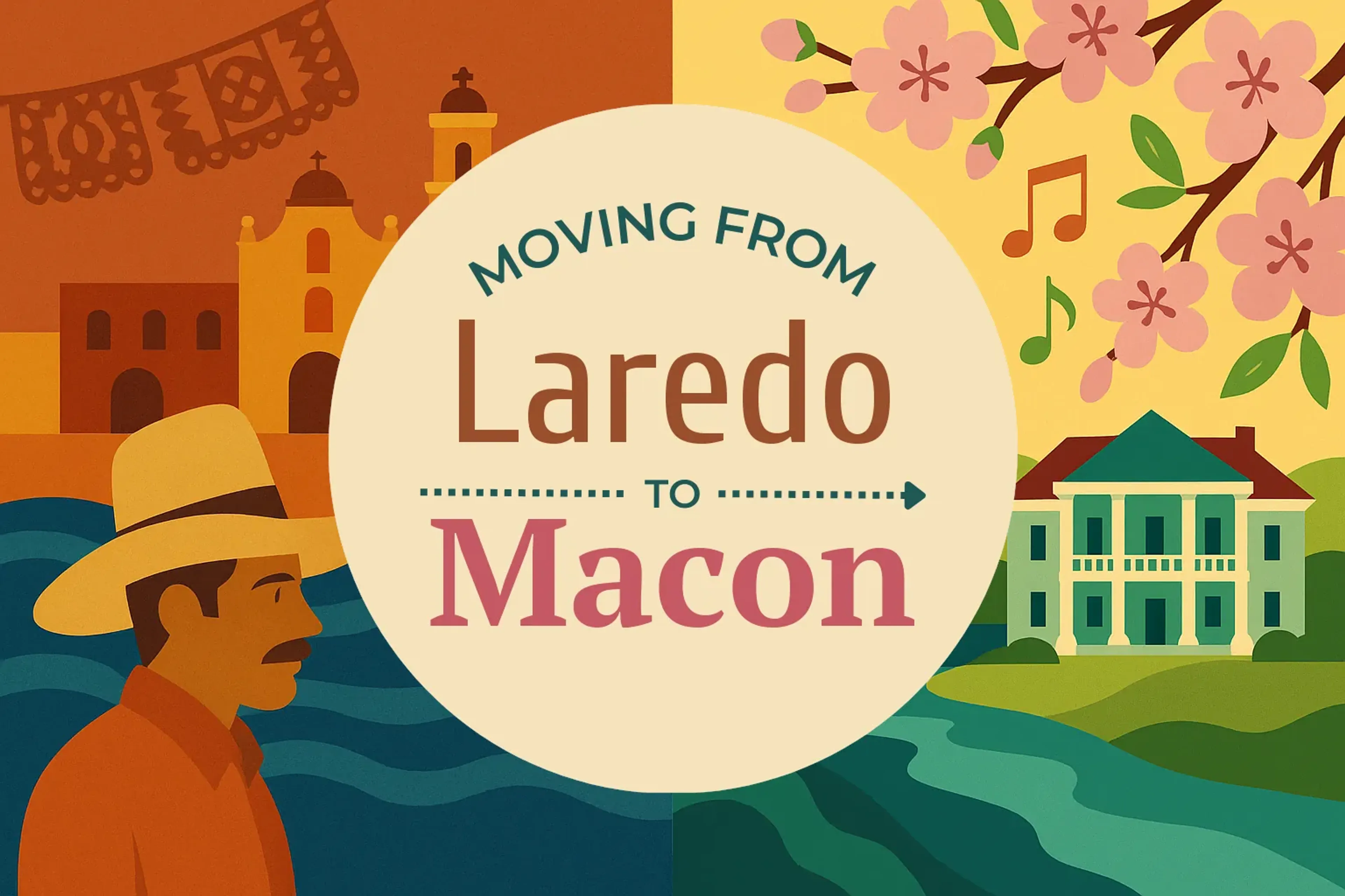Side-by-side comparison of Laredo to Macon moving companies