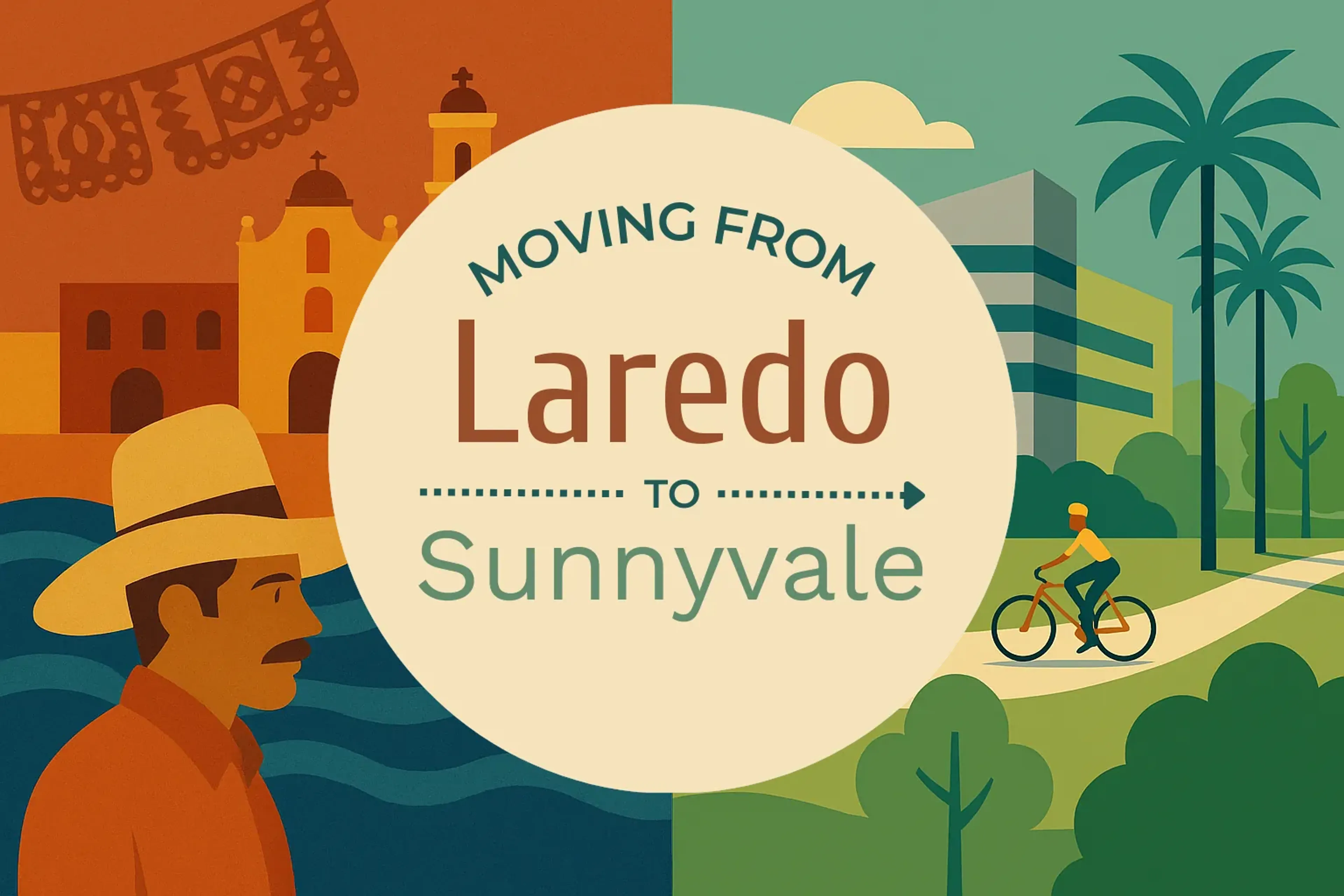 Side-by-side comparison of Laredo to Sunnyvale moving companies