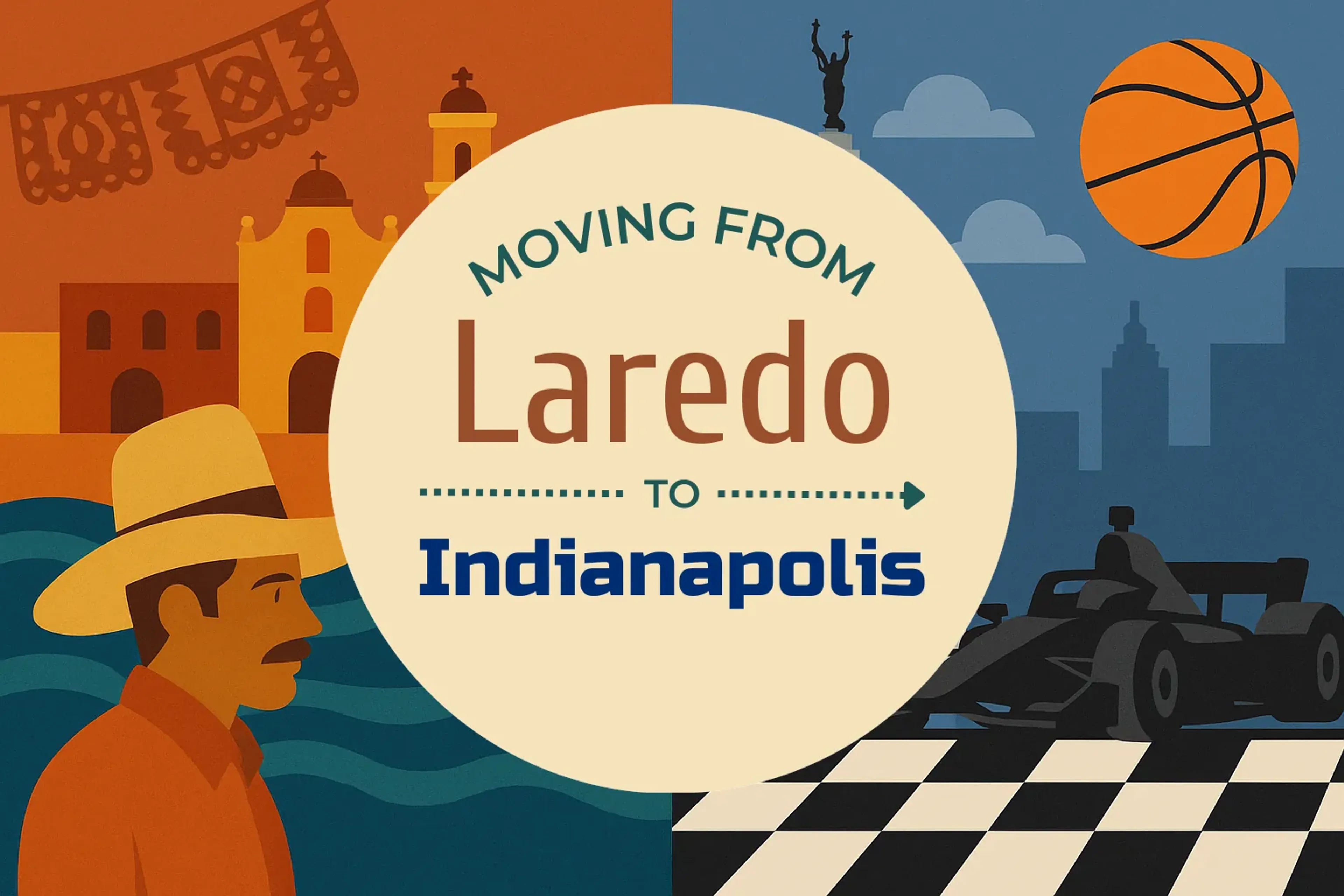 Side-by-side comparison of Laredo to Indianapolis moving companies