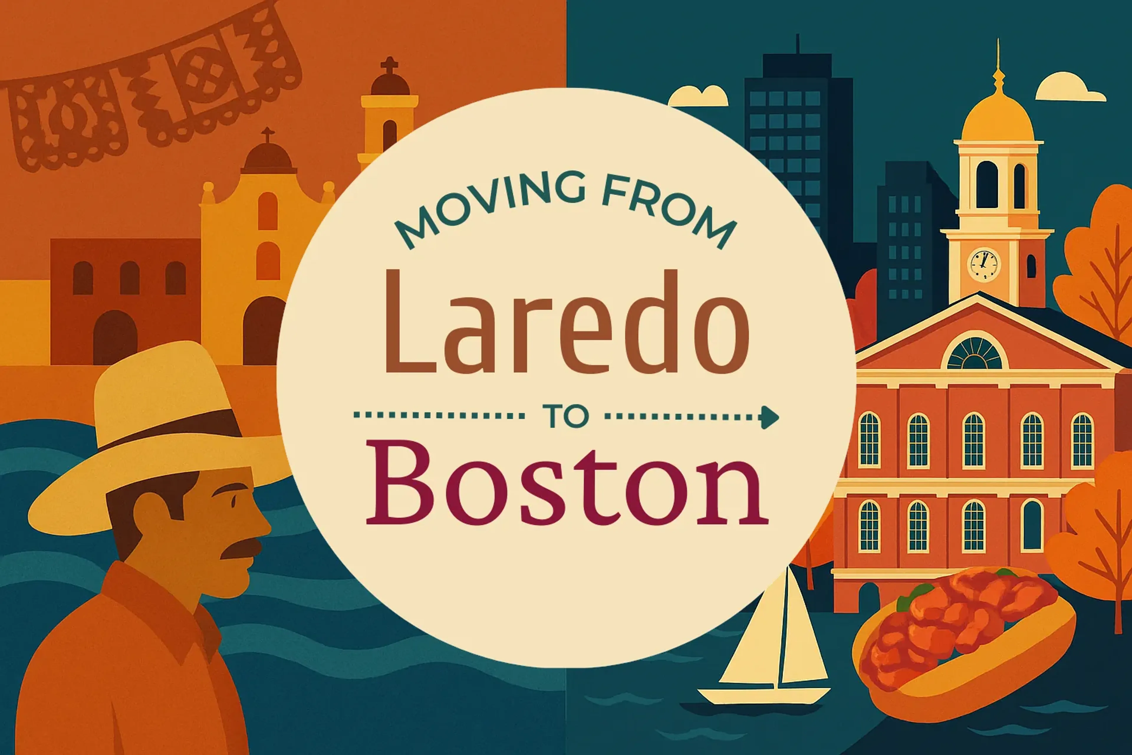 Side-by-side comparison of Laredo to Boston moving companies