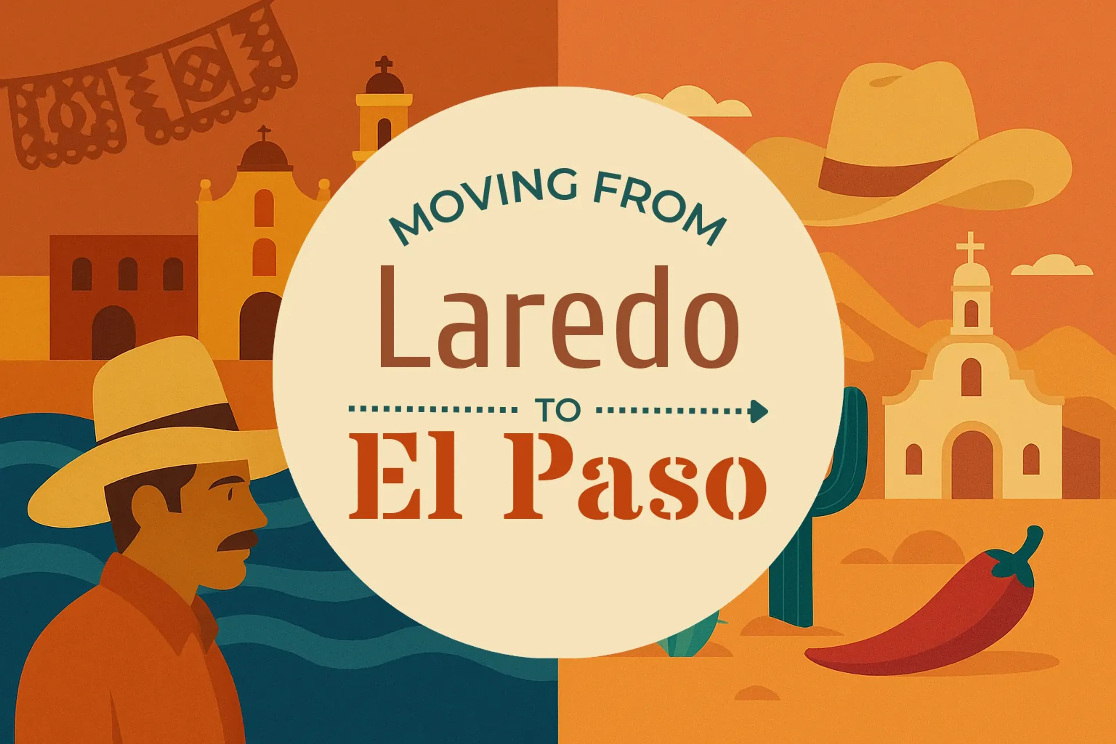 Side-by-side comparison of Laredo to El Paso moving companies