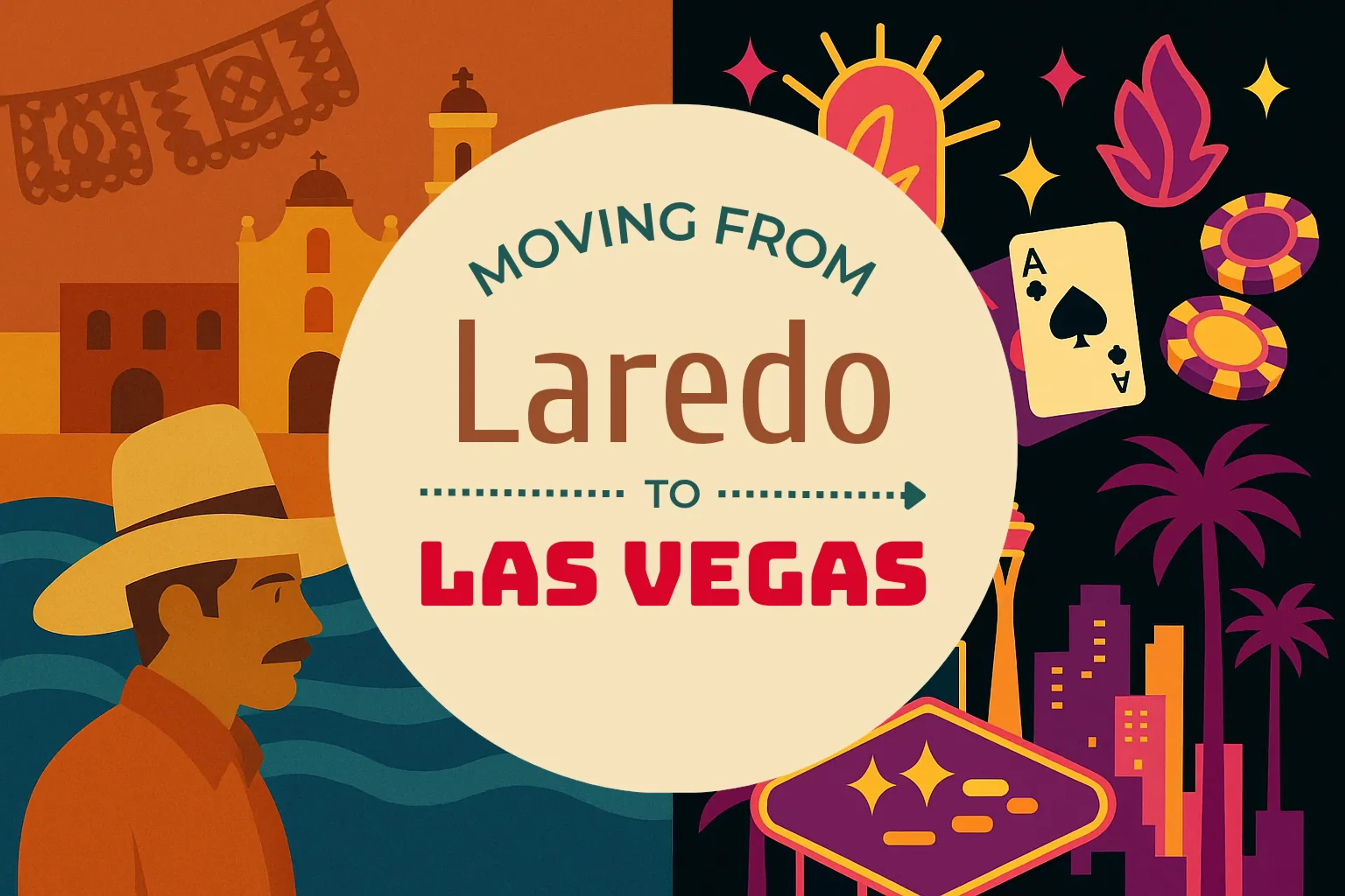 Side-by-side comparison of Laredo to Las Vegas moving companies