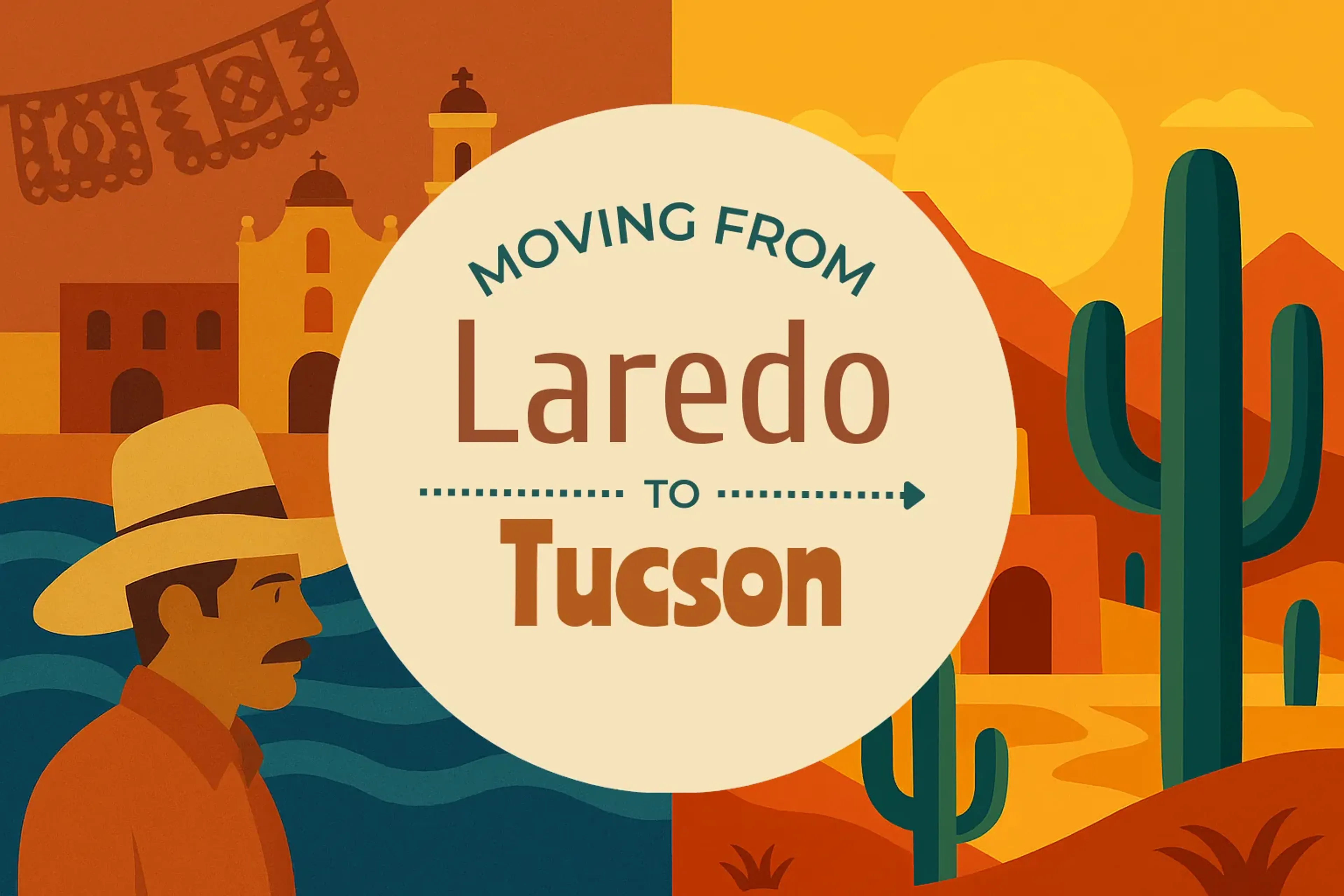 Side-by-side comparison of Laredo to Tucson moving companies