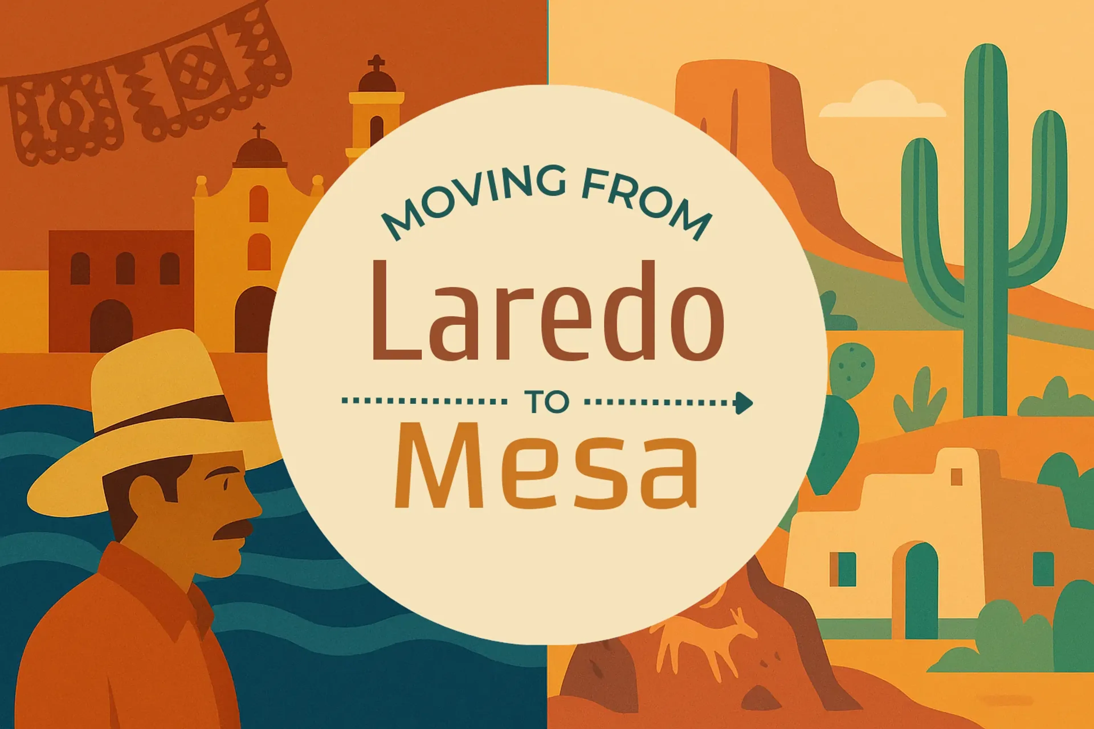 Side-by-side comparison of Laredo to Mesa moving companies
