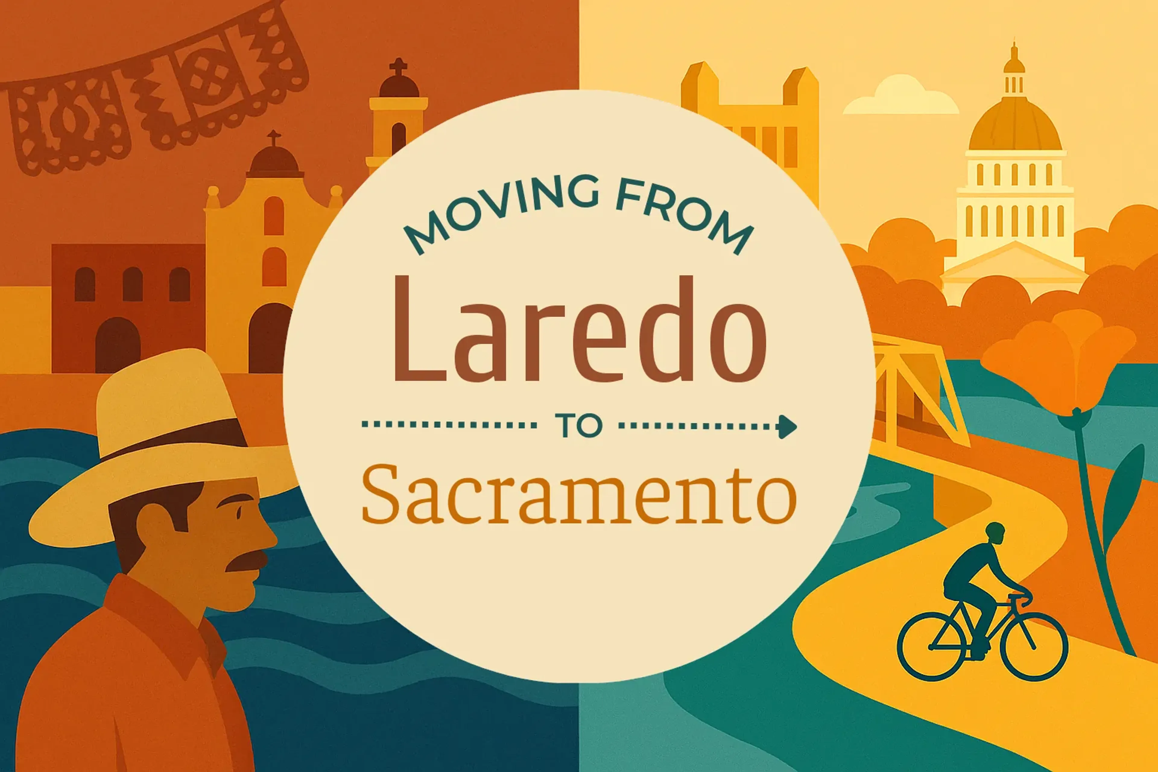 Side-by-side comparison of Laredo to Sacramento moving companies