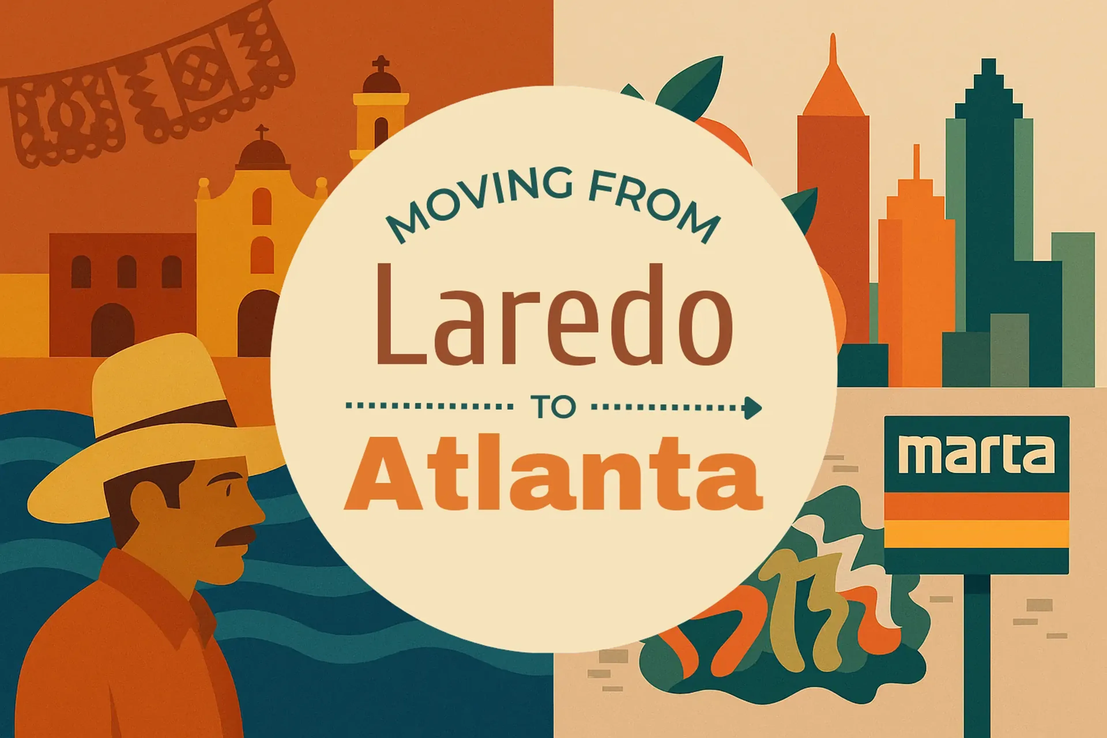 Side-by-side comparison of Laredo to Atlanta moving companies