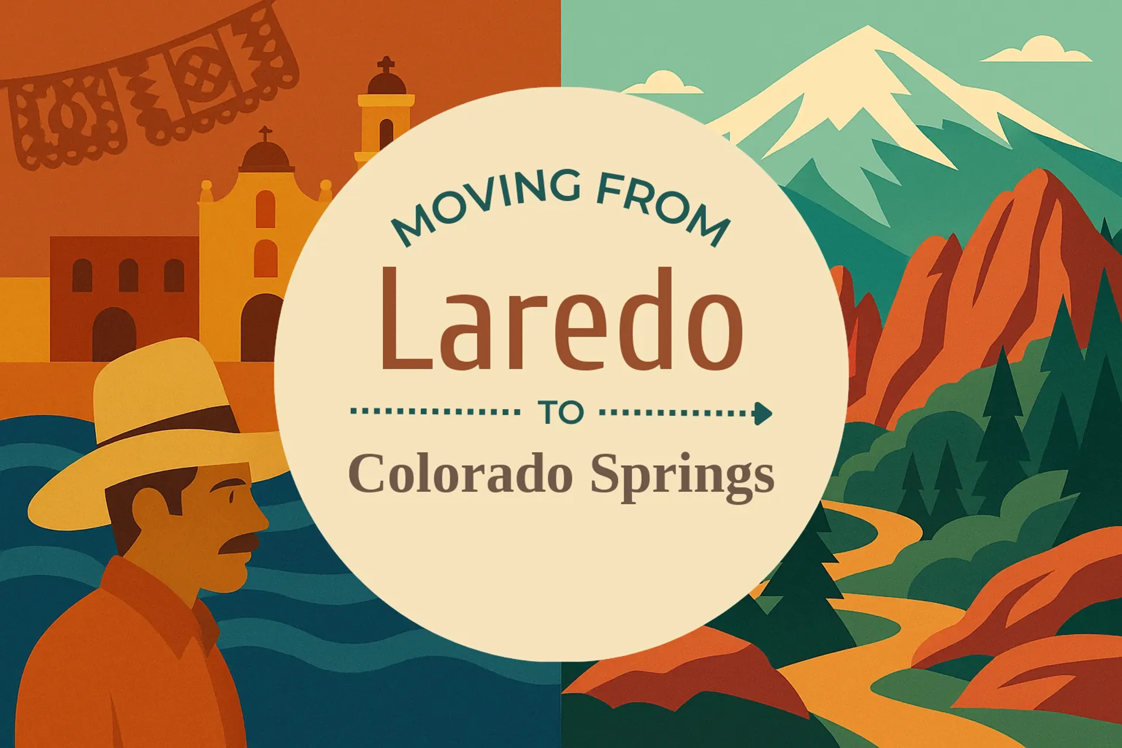 Side-by-side comparison of Laredo to Colorado Springs moving companies