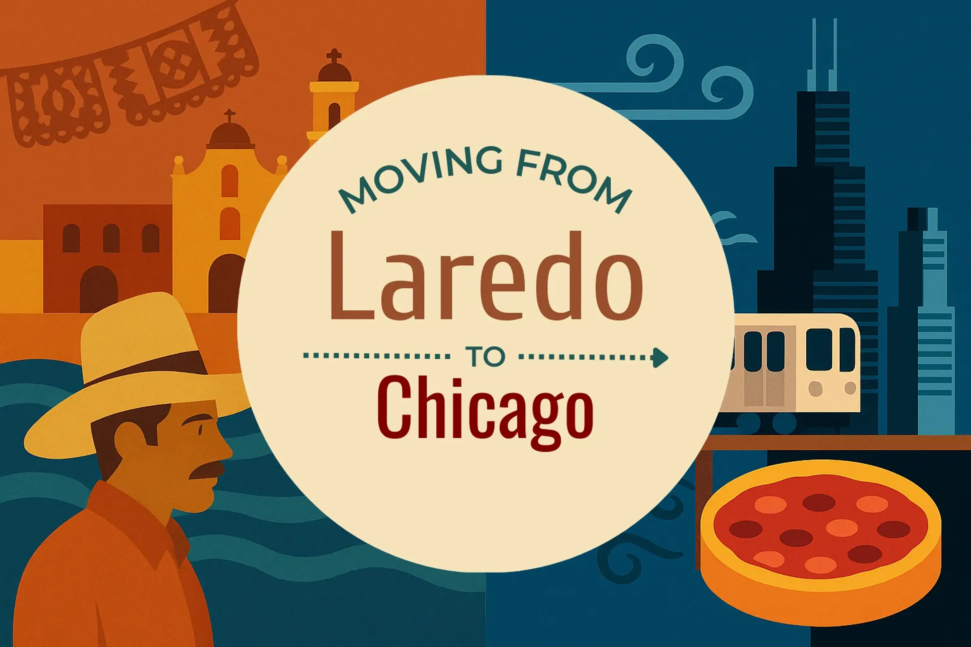Side-by-side comparison of Laredo to Chicago moving companies