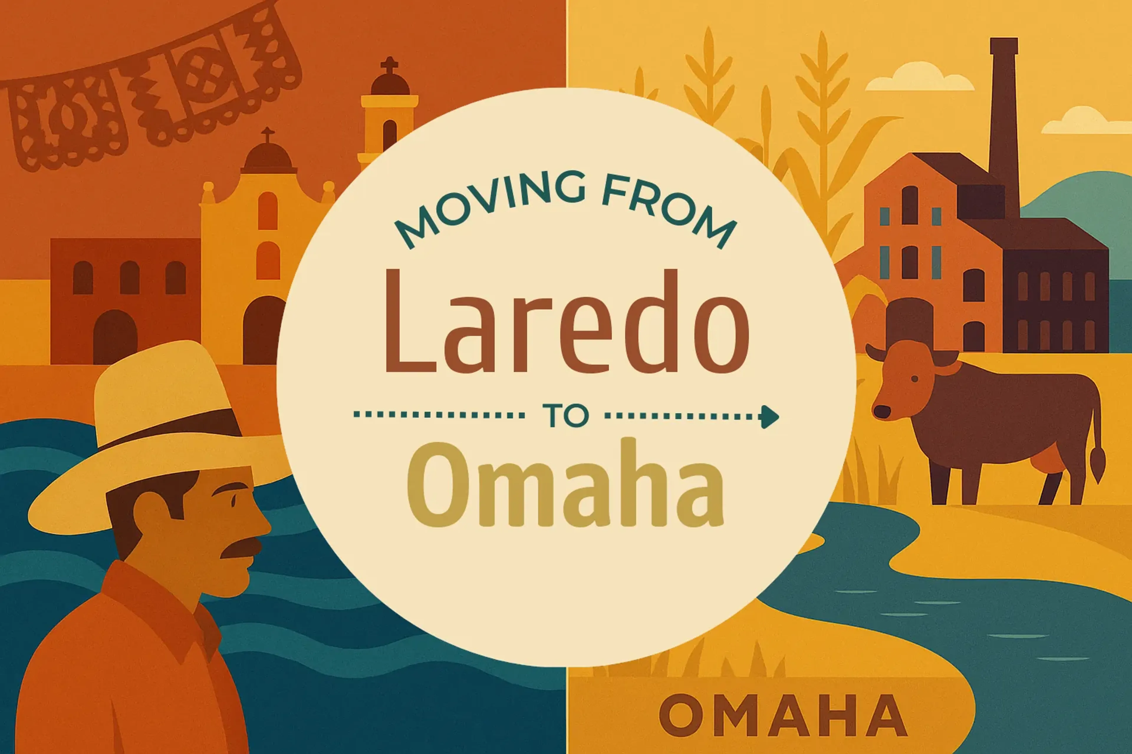 Side-by-side comparison of Laredo to Omaha moving companies